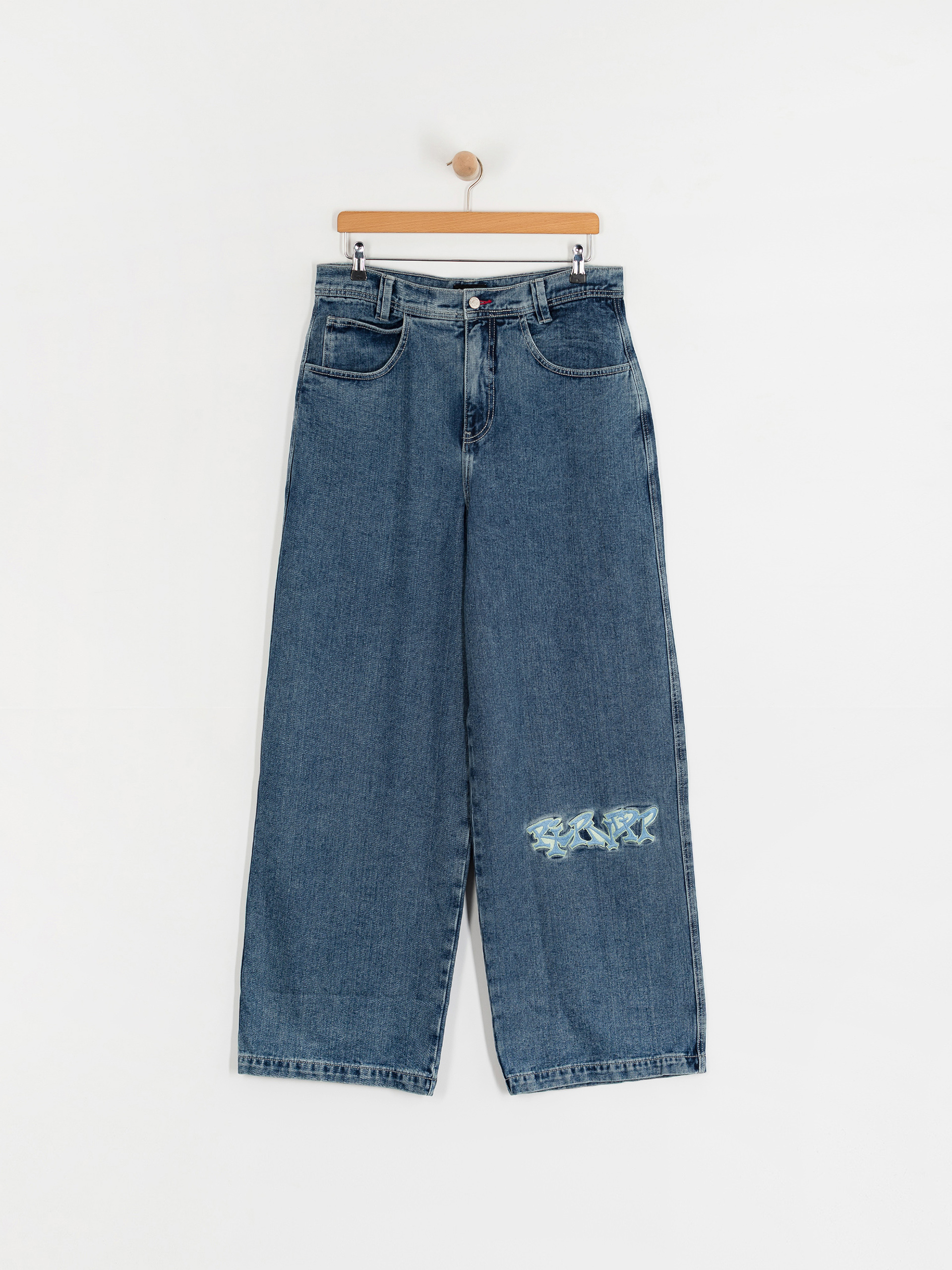Spodnie RipNDip Ace Ultra Wide Leg (medium wash)