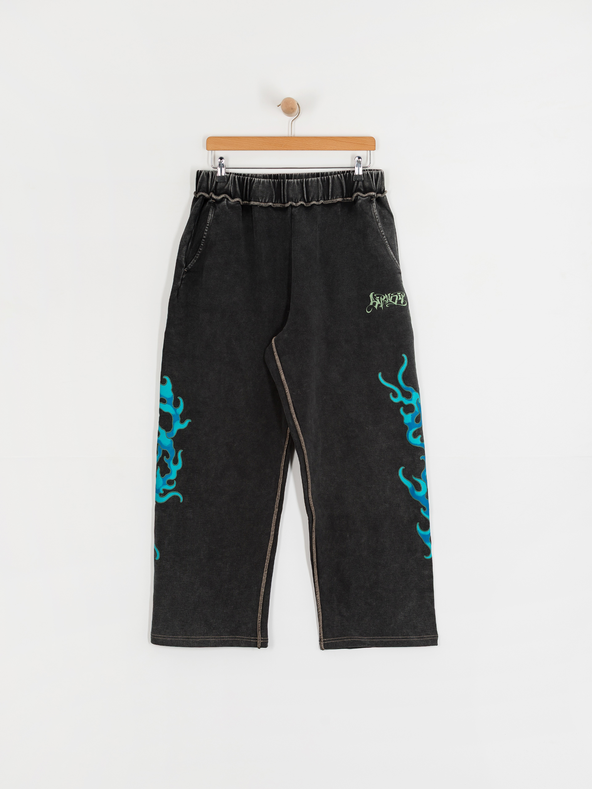 Spodnie RipNDip Squabble Up Sweat (black vintage wash)