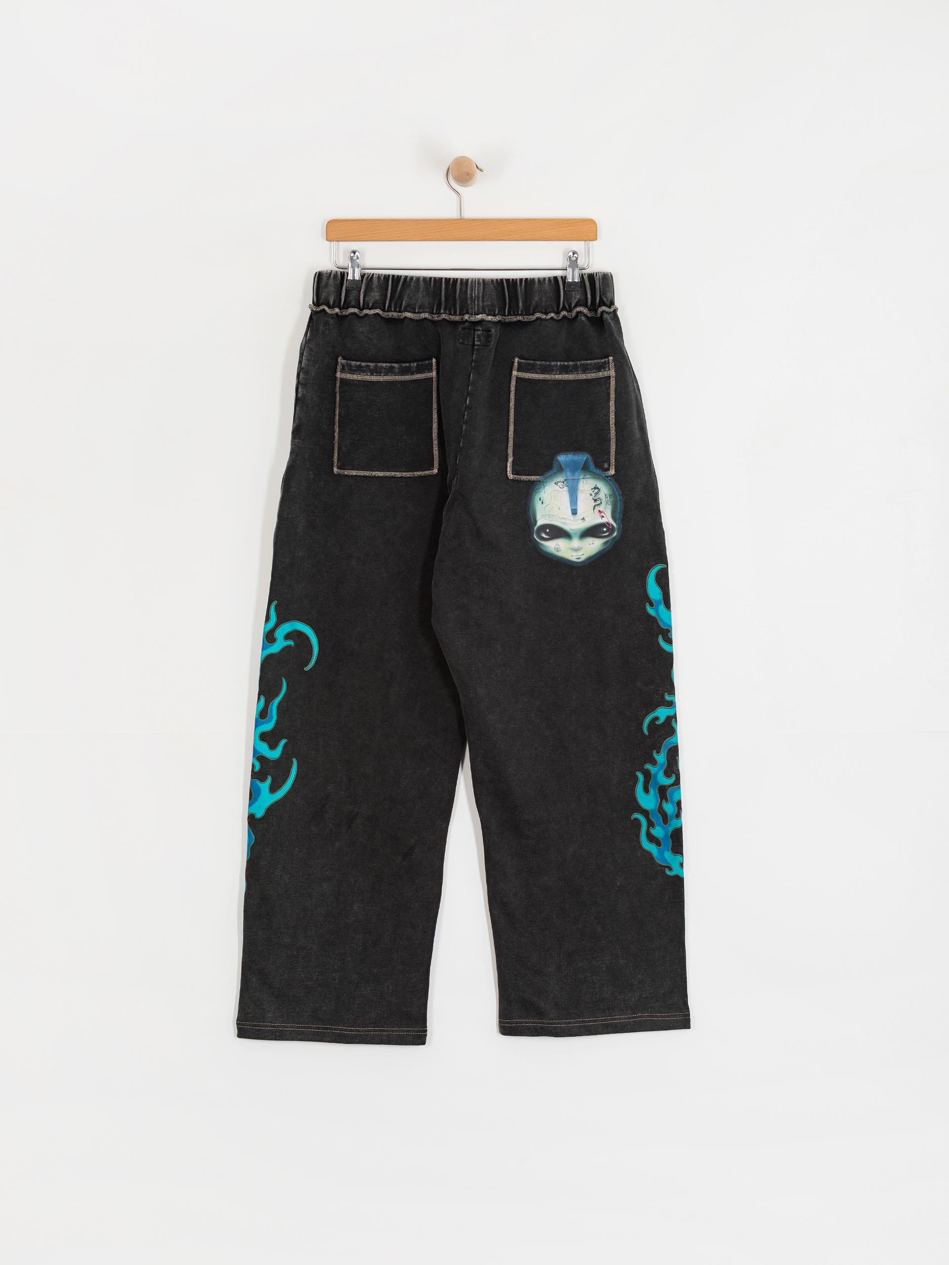 Spodnie RipNDip Squabble Up Sweat (black vintage wash)