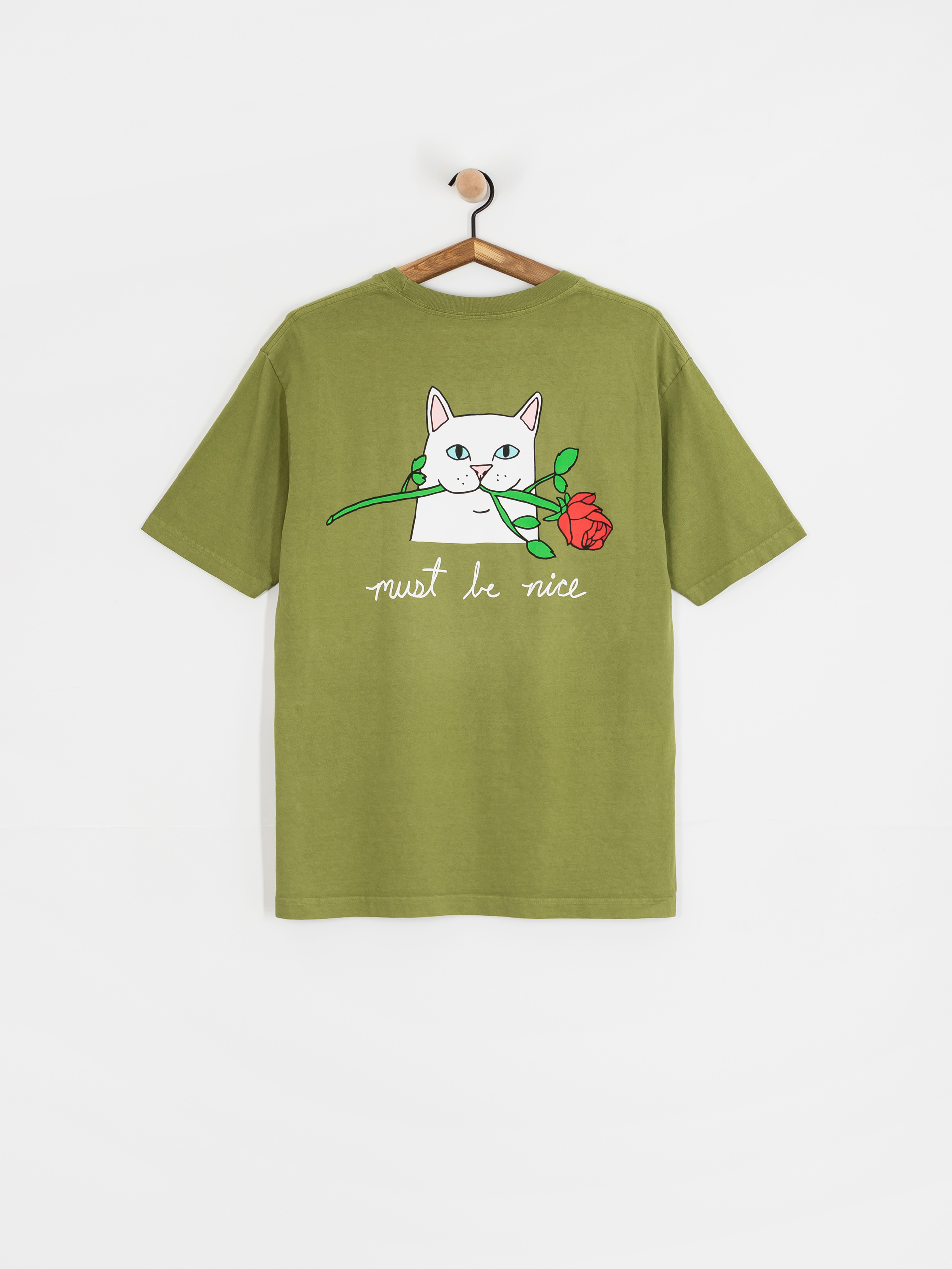 T-shirt RipNDip Romantic Nerm (light forest)