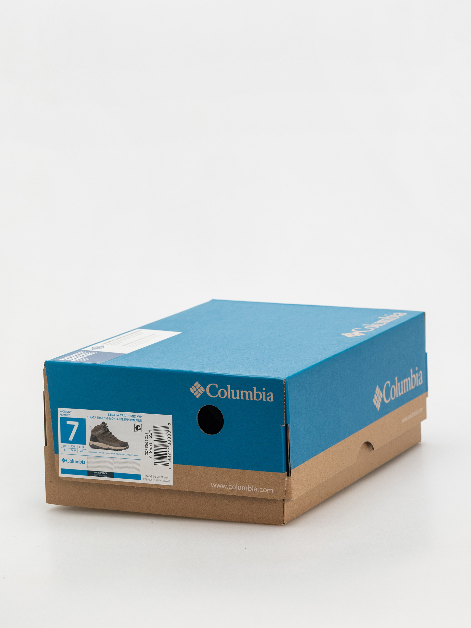 Buty Columbia Strata Trail Mid WP Wmn (cordovan/granite purple)