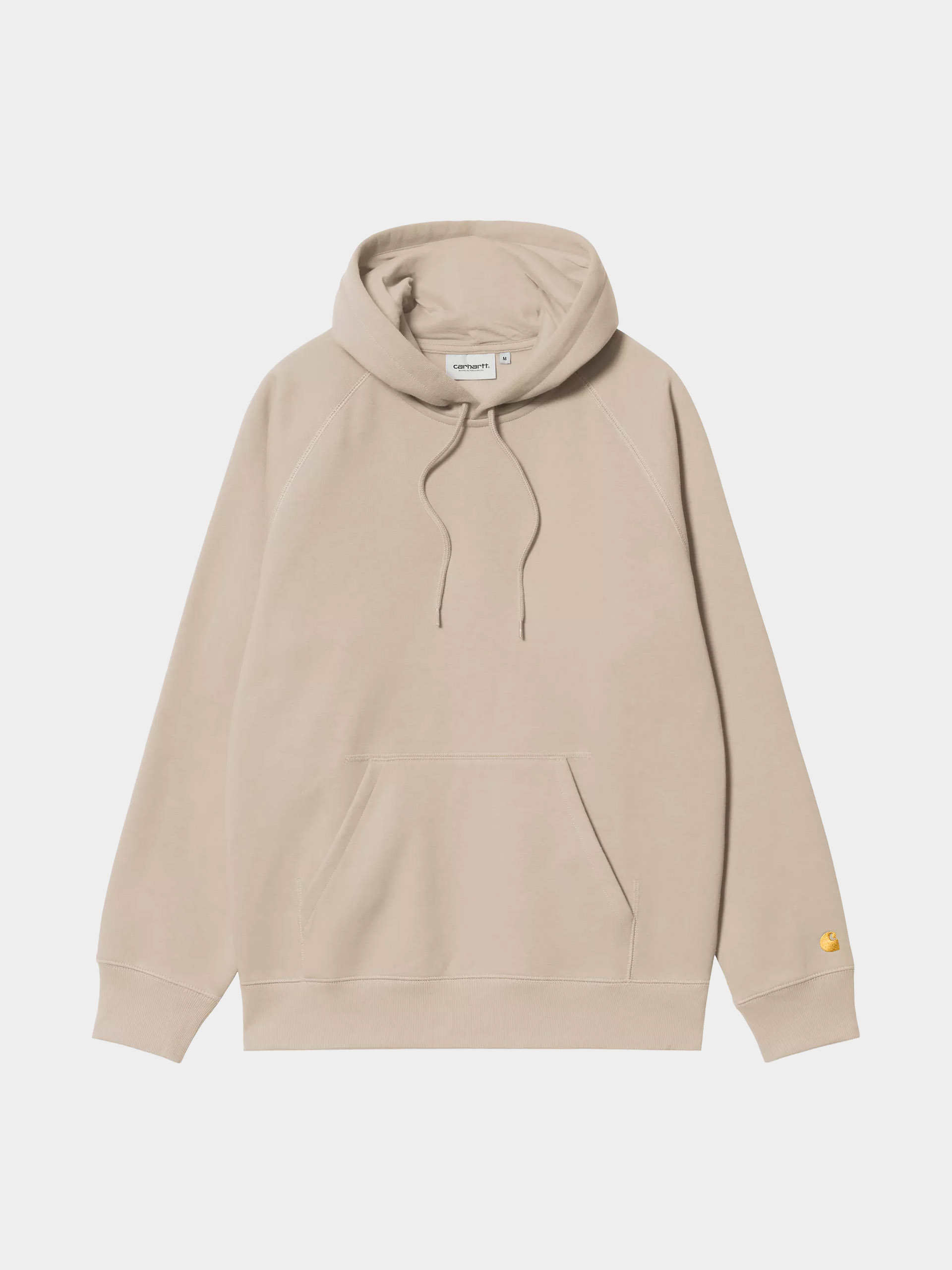 Bluza z kapturem Carhartt WIP Chase HD (fleur de sel/gold)