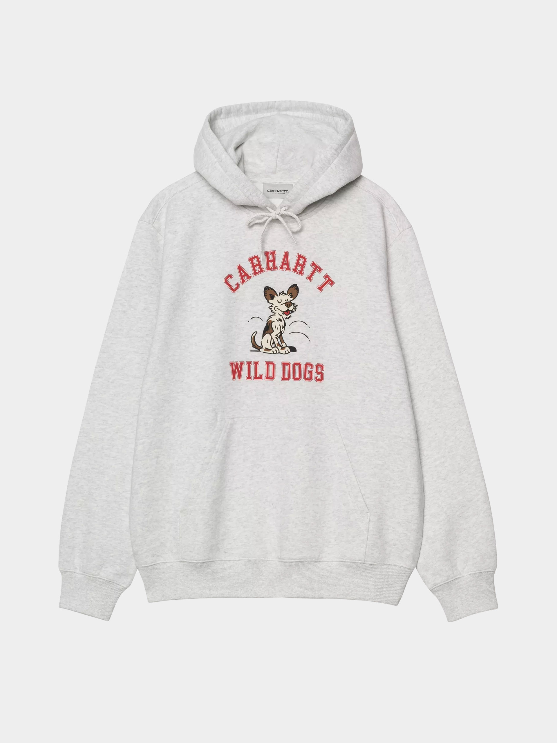 Bluza z kapturem Carhartt WIP Wild Dog HD (ash heather)
