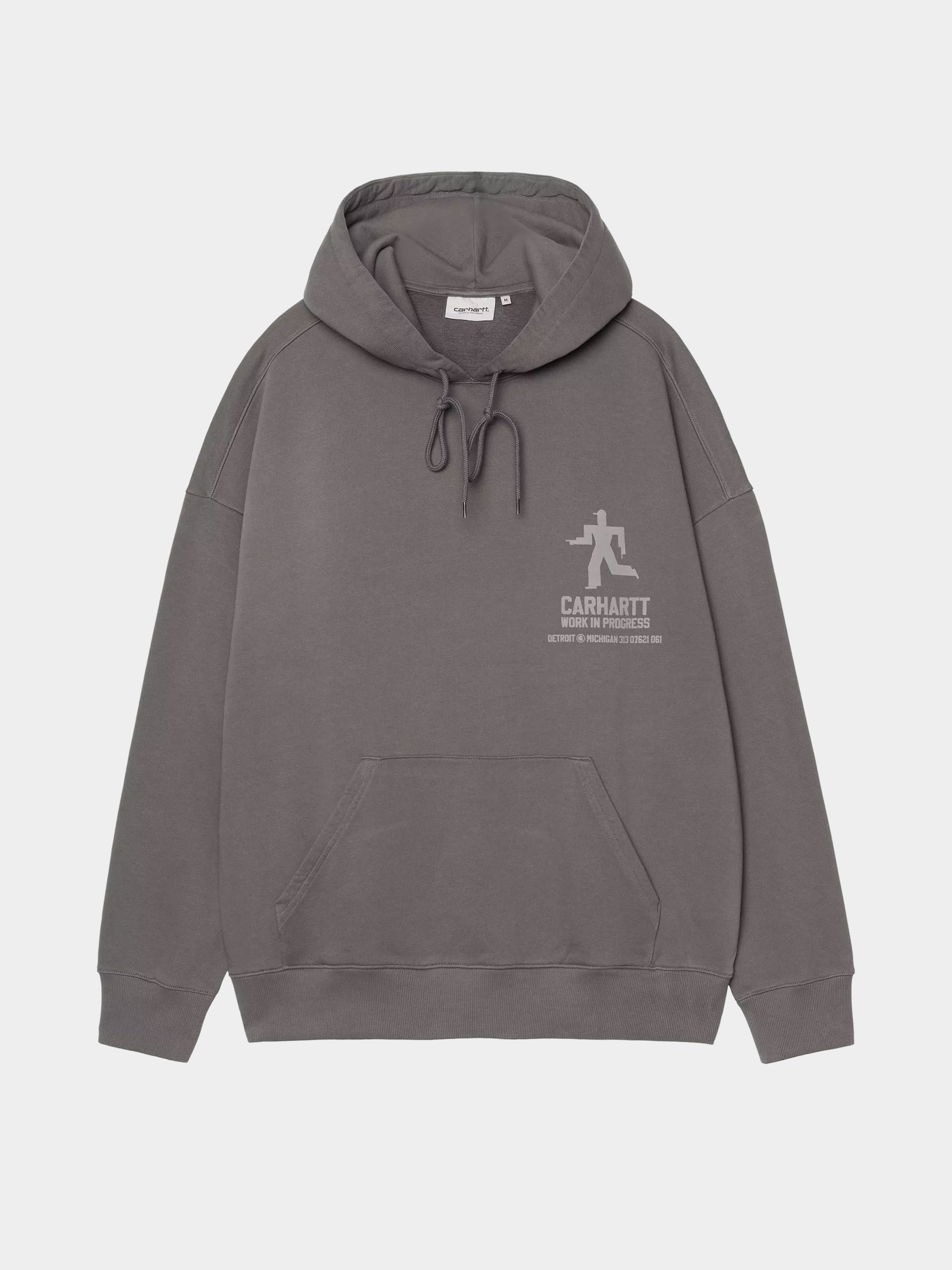 Bluza z kapturem Carhartt WIP Distance HD (graphite/stone dyed)