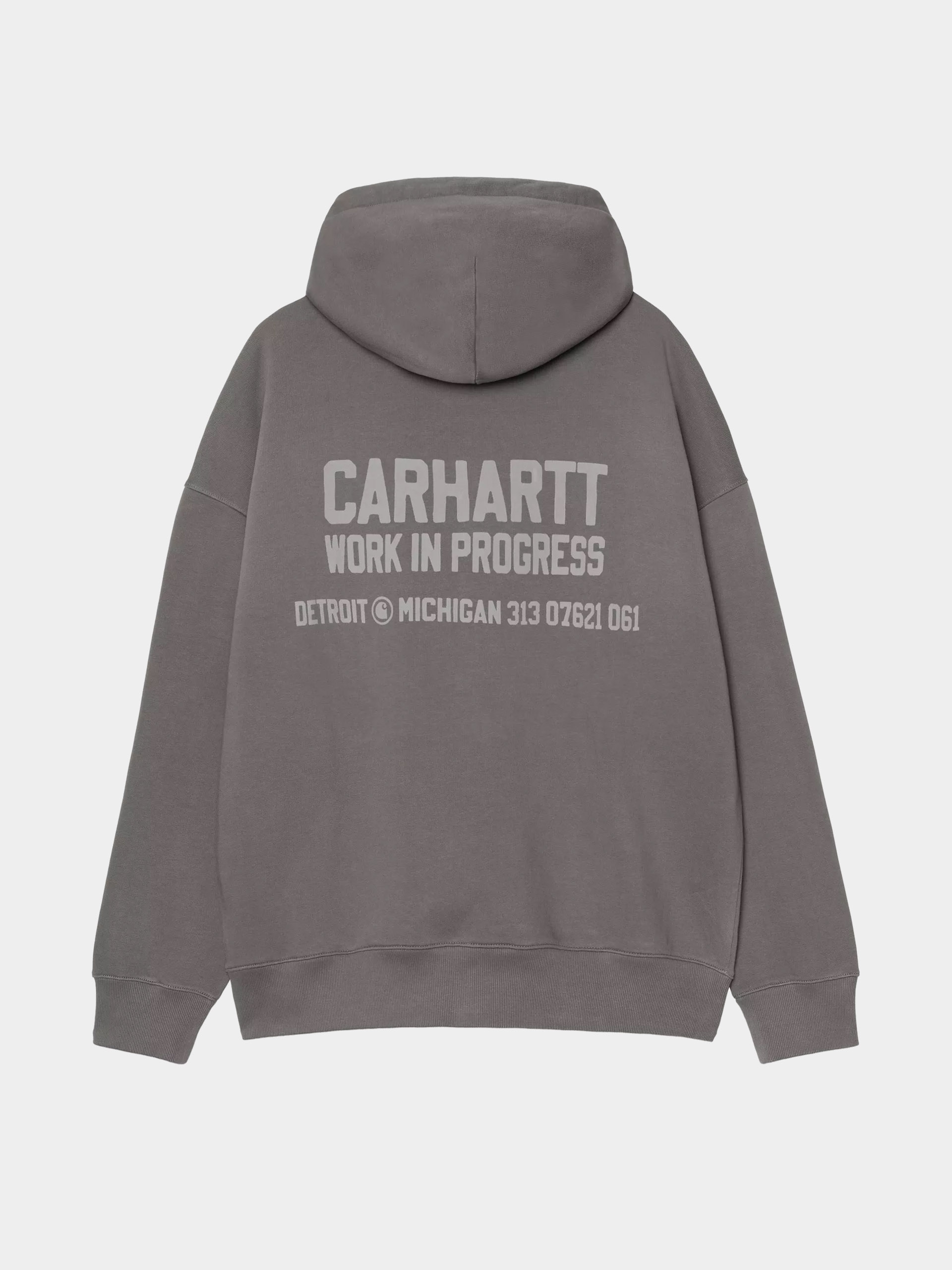 Bluza z kapturem Carhartt WIP Distance HD (graphite/stone dyed)