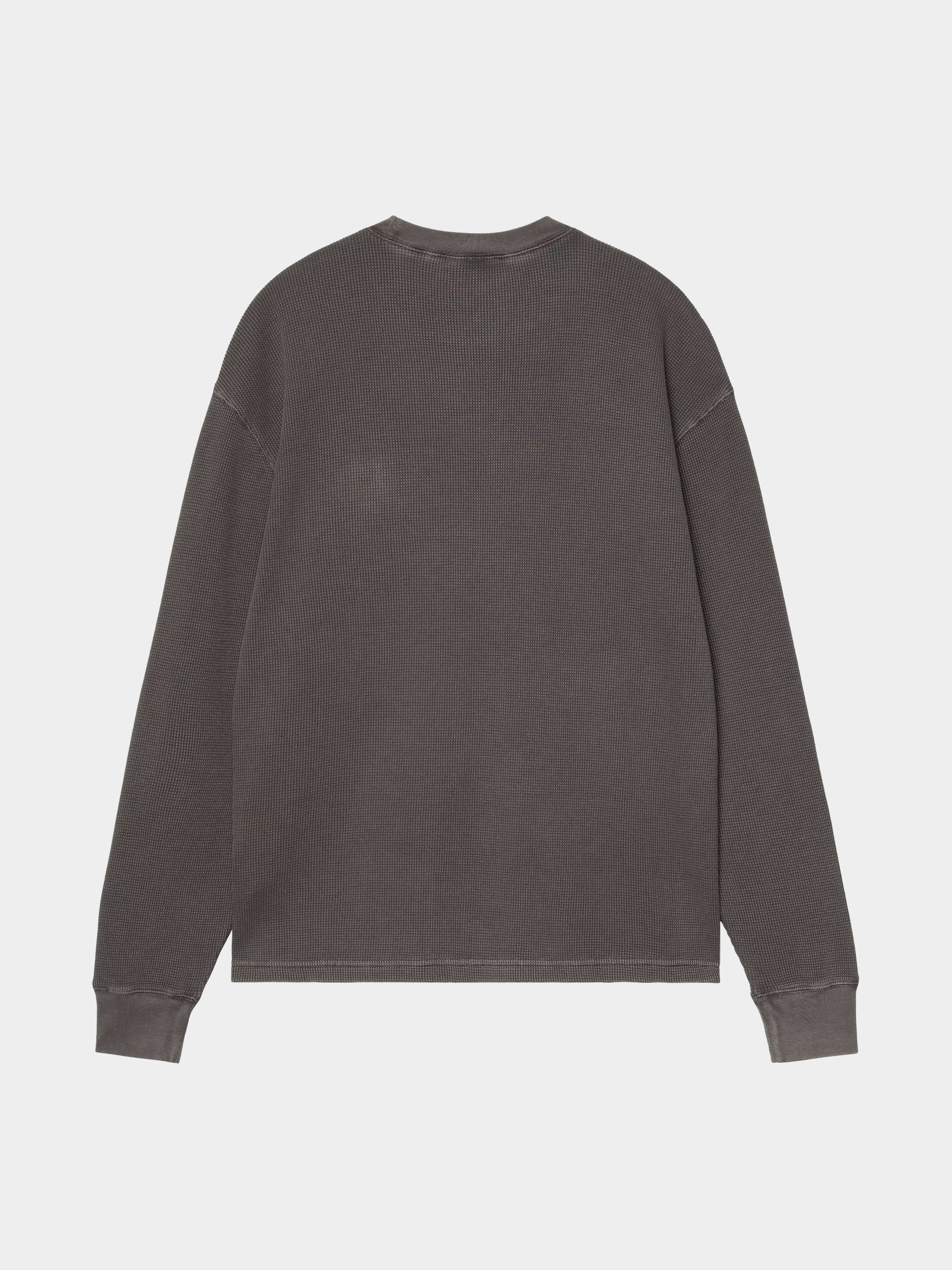 Longsleeve Carhartt WIP Vista Waffle (black/garment dyed)