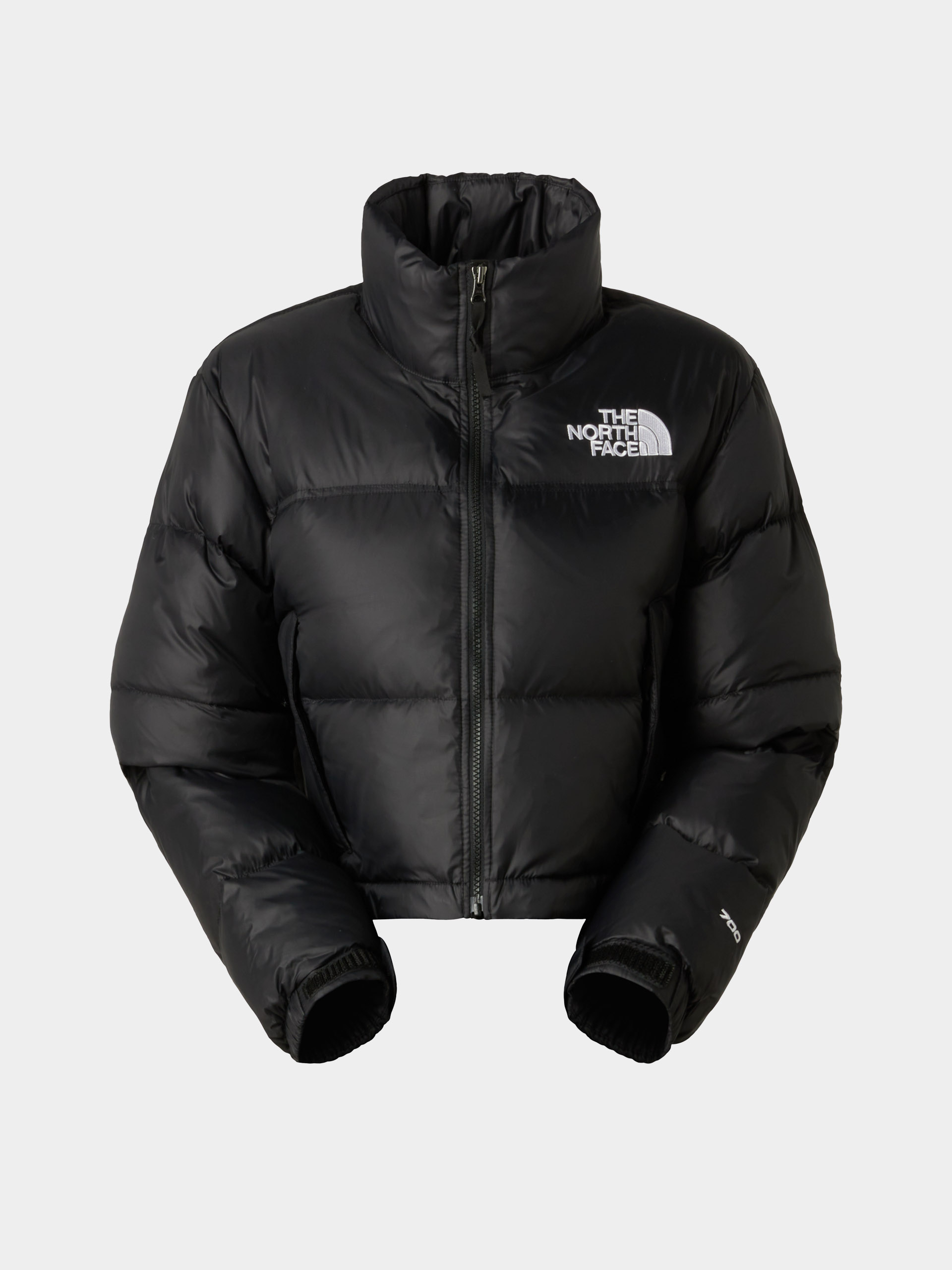 Kurtka The North Face Nuptse Short Wmn (tnf black/tnf black/r)