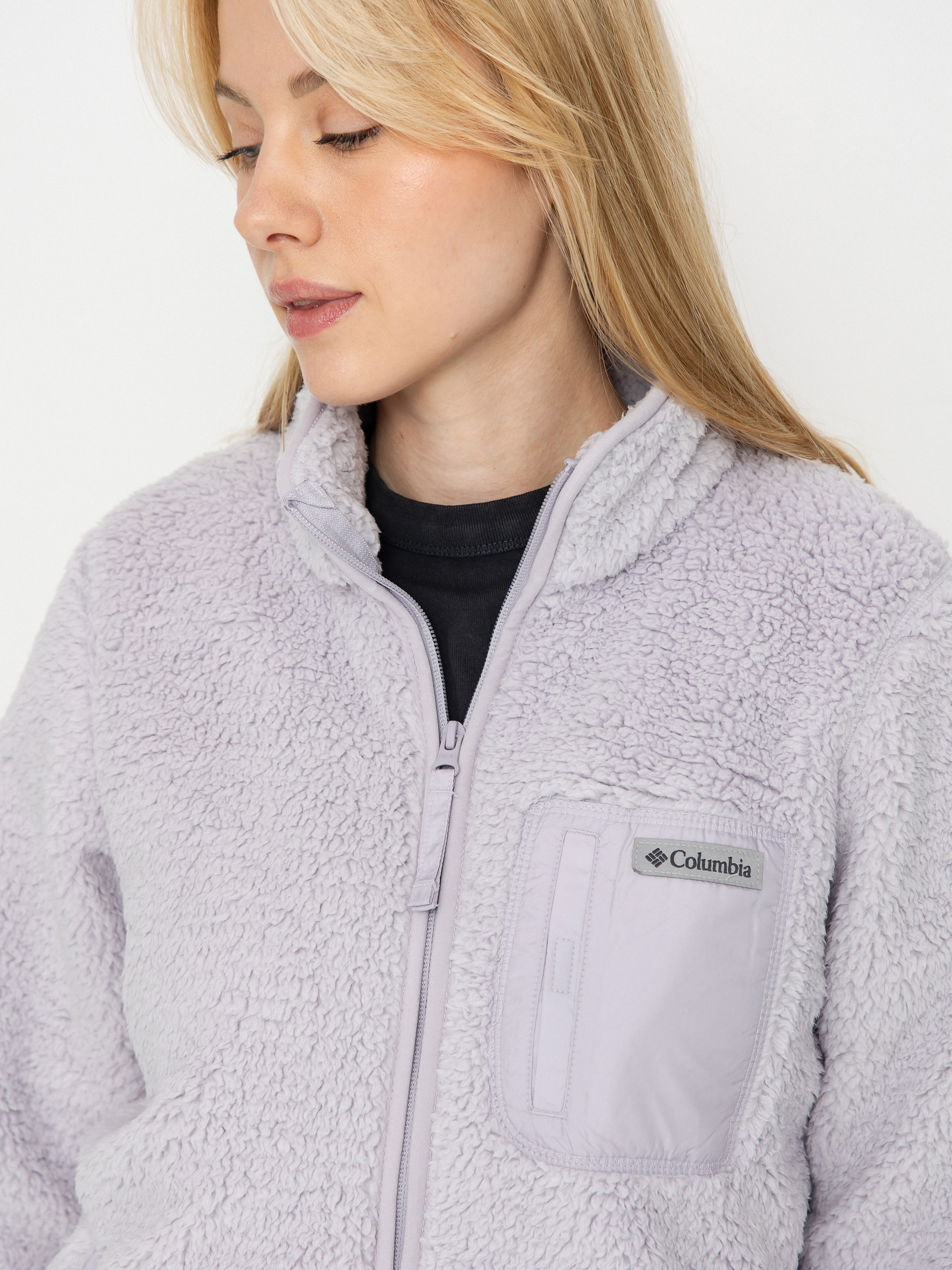 Damski Polar Columbia West Bend Full Zip II (lavender pearl)