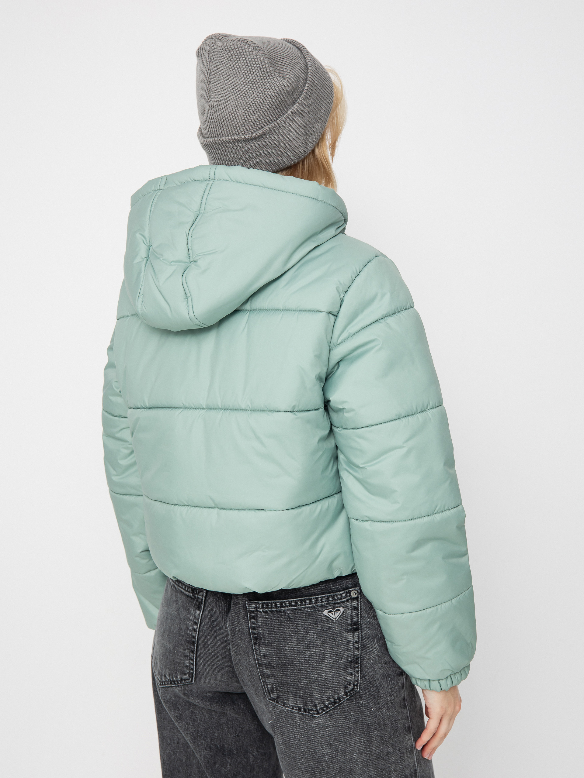 Kurtka Vans Hillgate Cropped Puffer Wmn (gray olive)