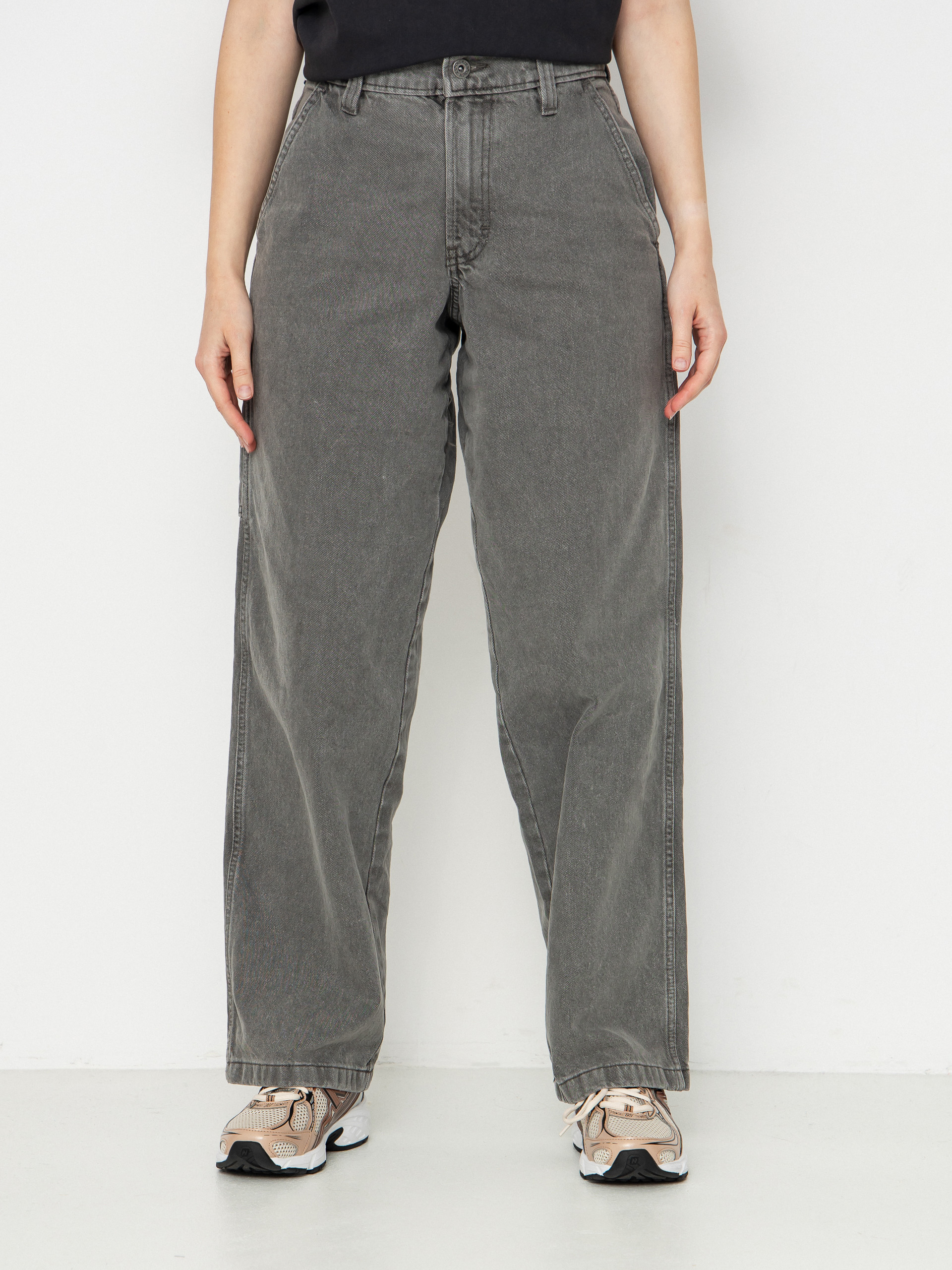 Spodnie Dickies Stevensville Carpenter Wmn (grey wash tinted)