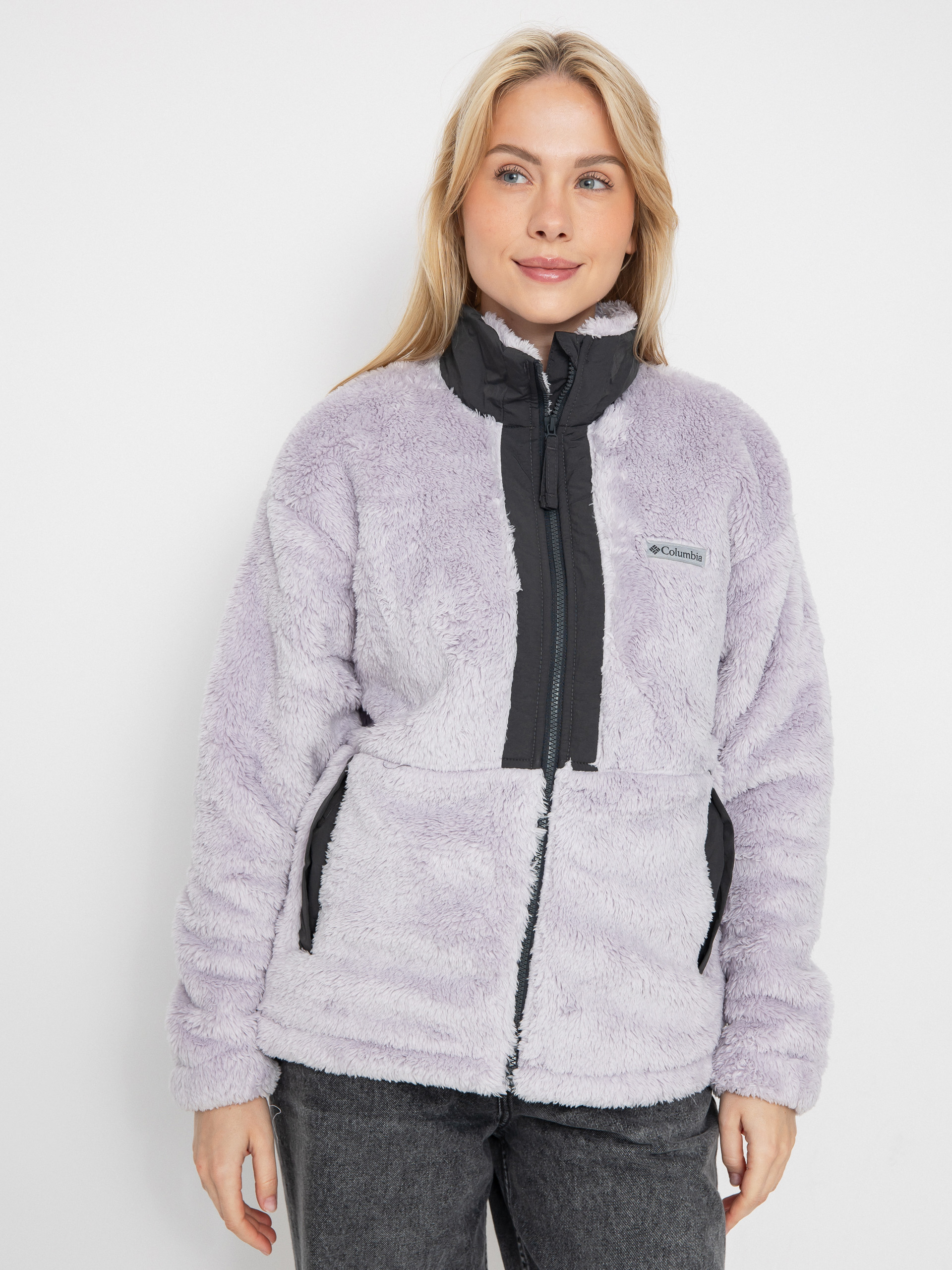 Polar Columbia Boundless Discovery Sherpa Full Zip II Wmn (lavender pearl/shark)