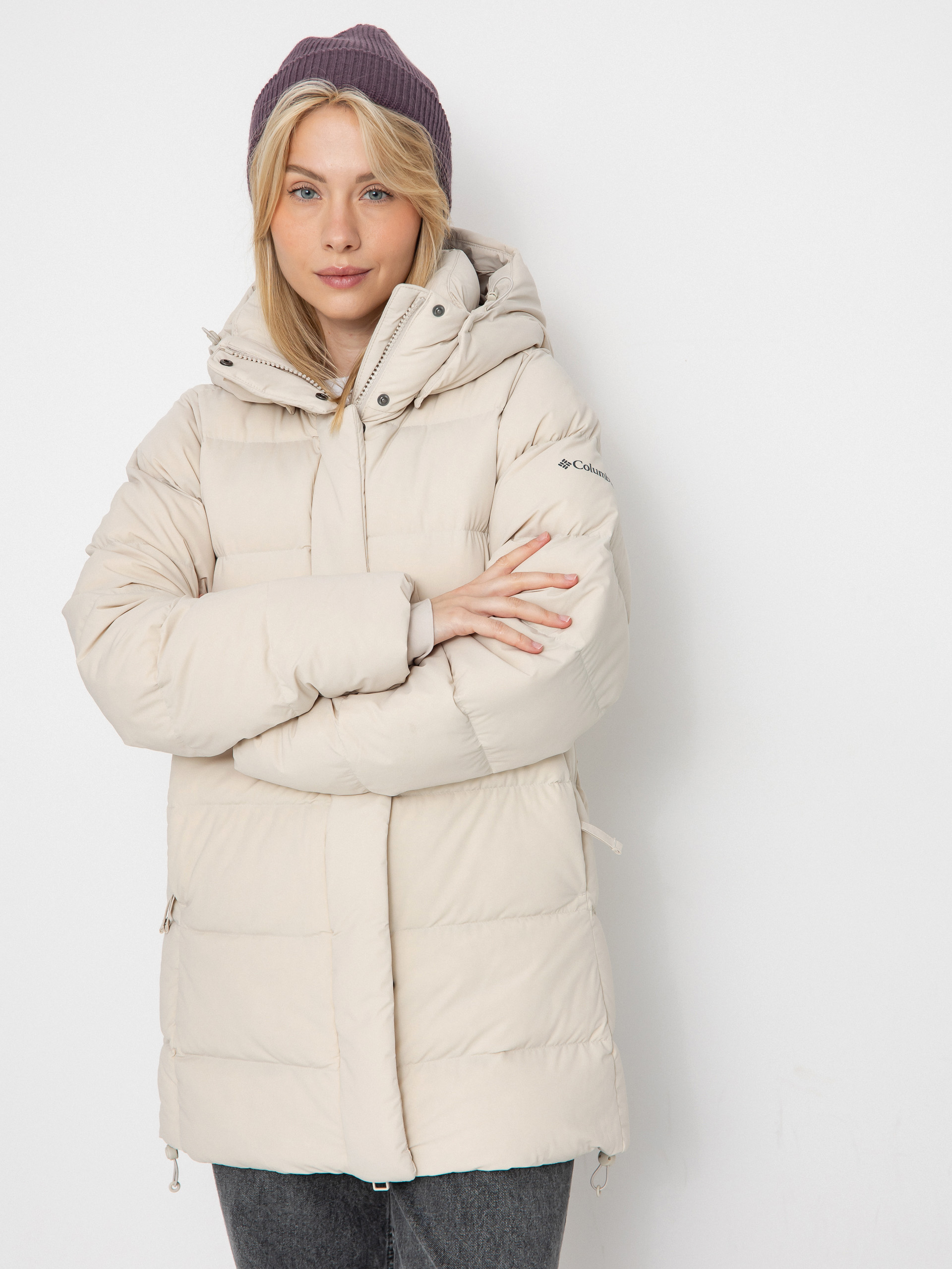 Kurtka Columbia Amaze Puff Mid Hooded Wmn (dark stone)