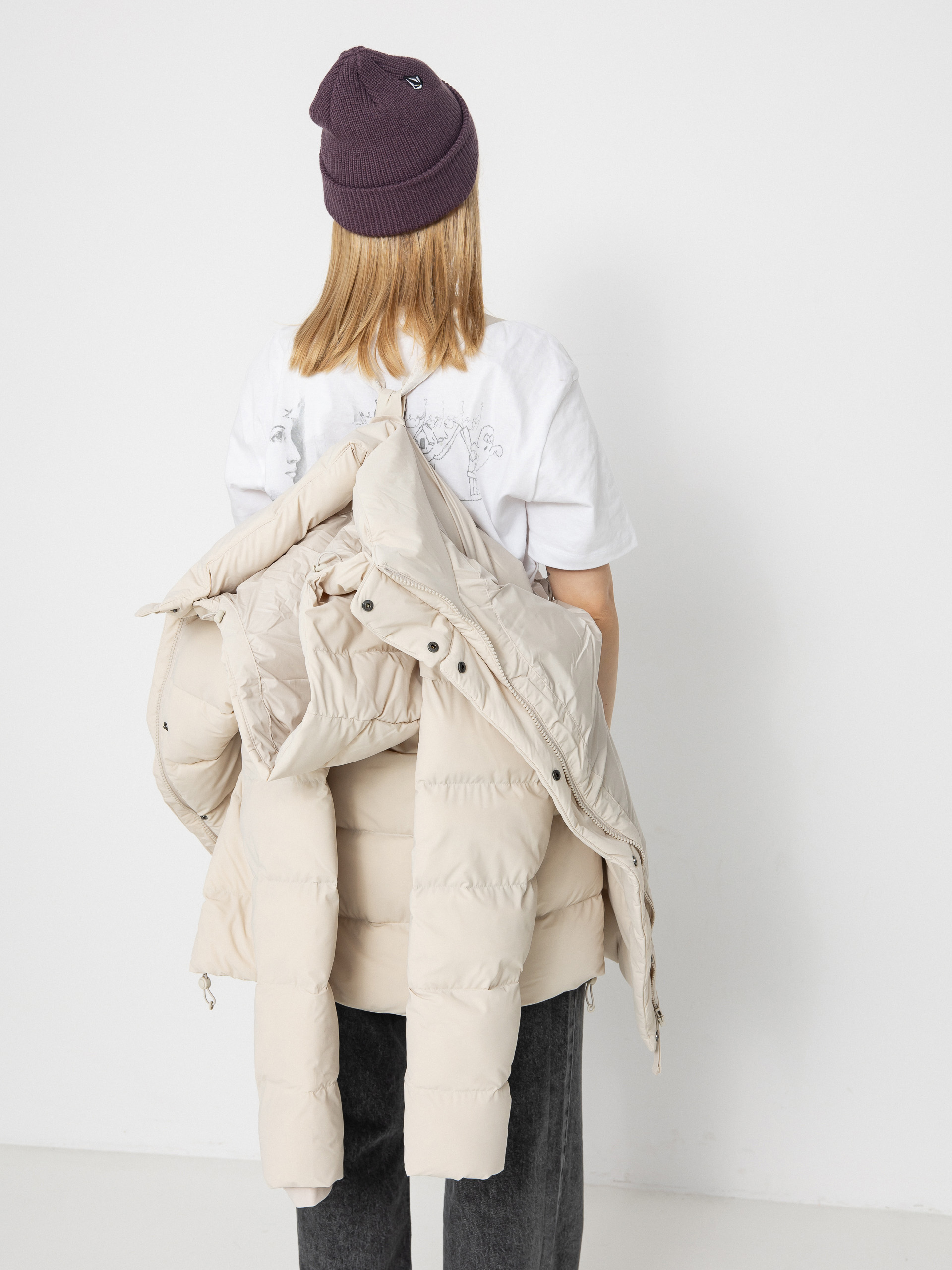 Kurtka Columbia Amaze Puff Mid Hooded Wmn (dark stone)