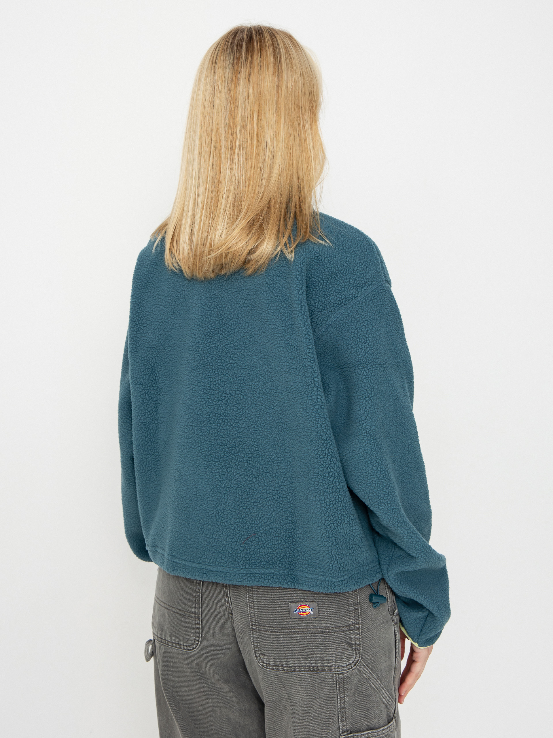 Damski Polar Columbia Helvetia II Cropped Half Snap (everblue/crushed blue/citron haze)