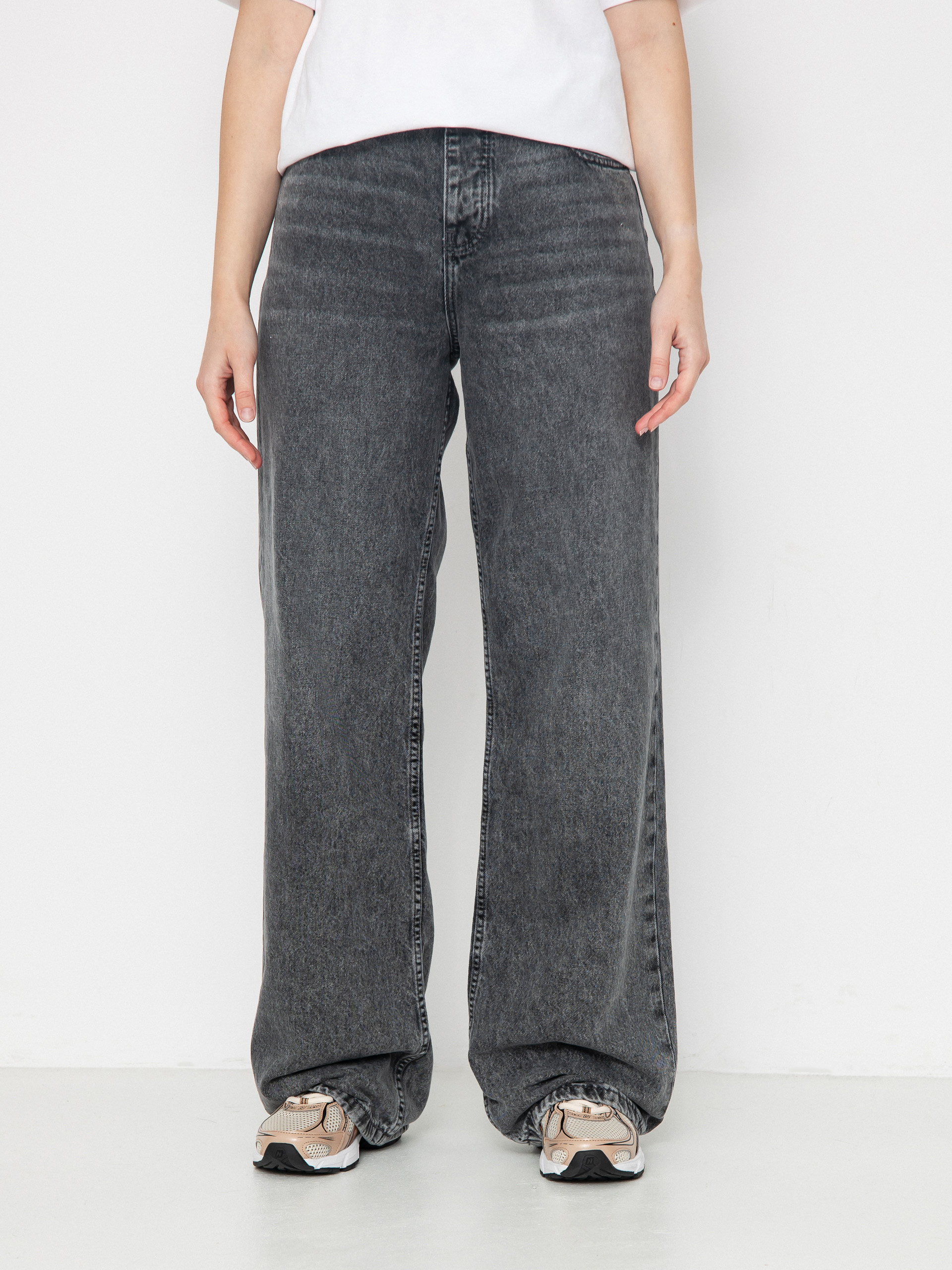 Spodnie Roxy Milla Wide Leg Regular Mid Gr Wmn (mid grey)