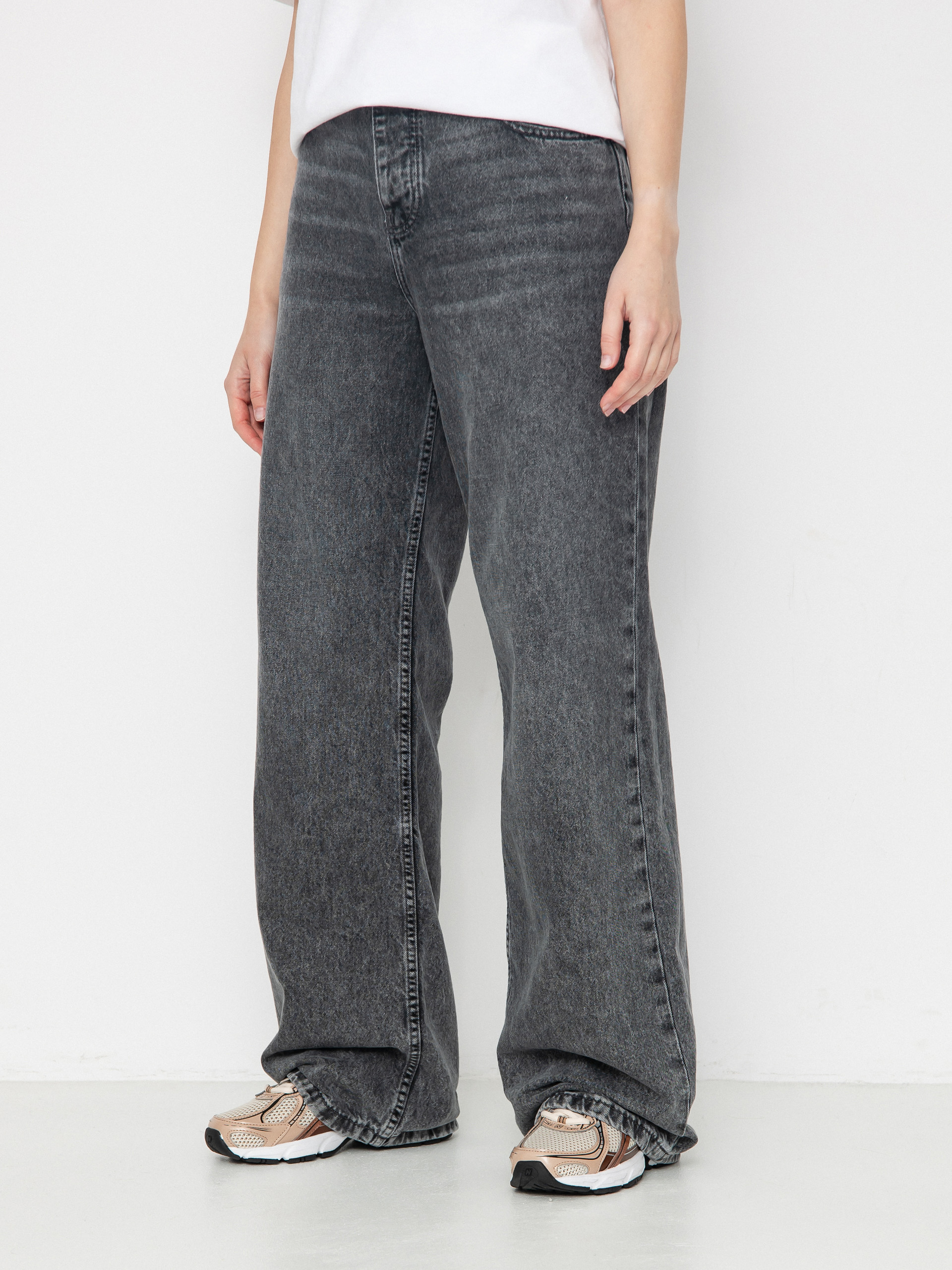 Spodnie Roxy Milla Wide Leg Regular Mid Gr Wmn (mid grey)