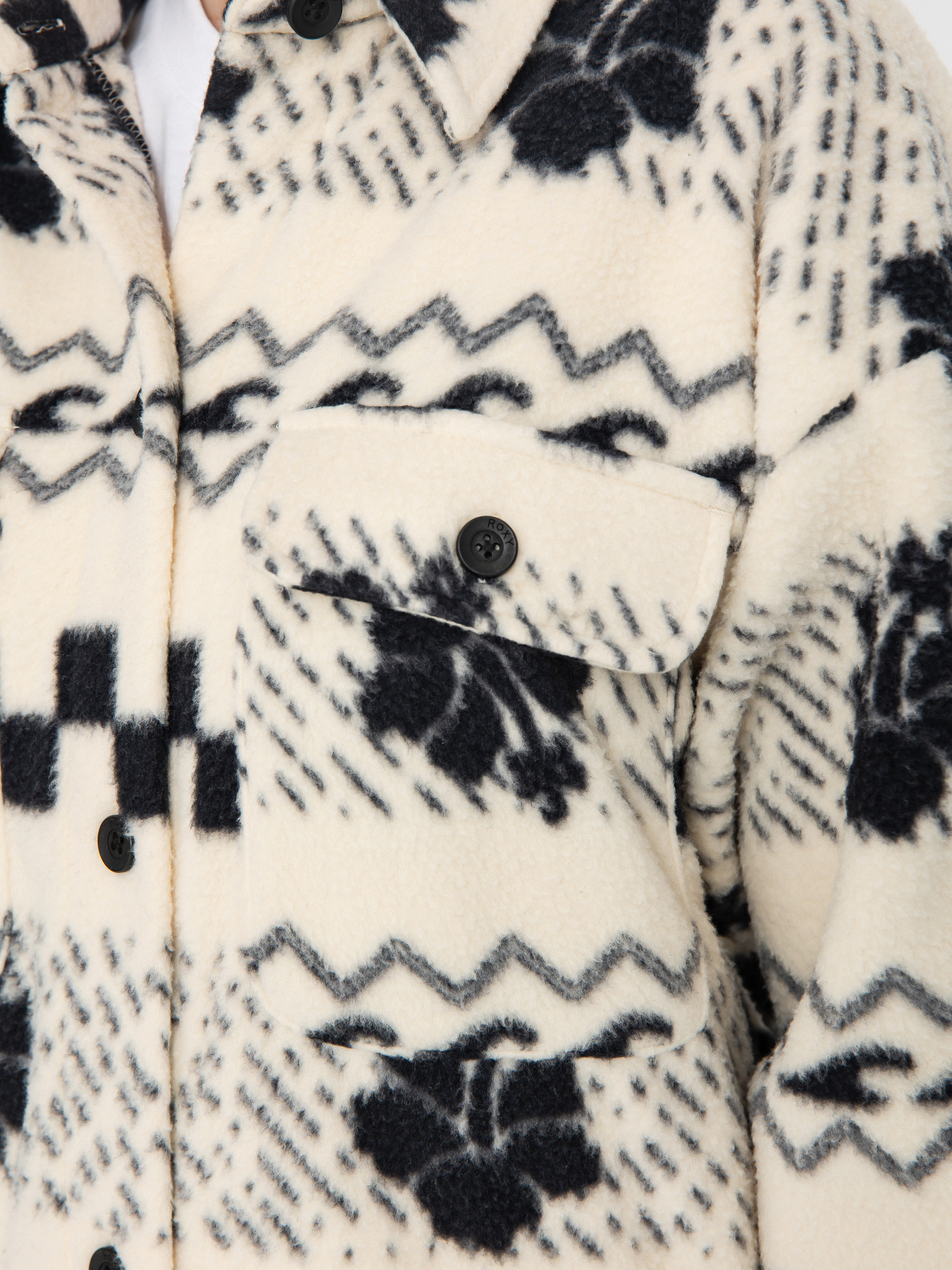 Damski Polar Roxy Morning Crush Shacket (parchment morning crush)