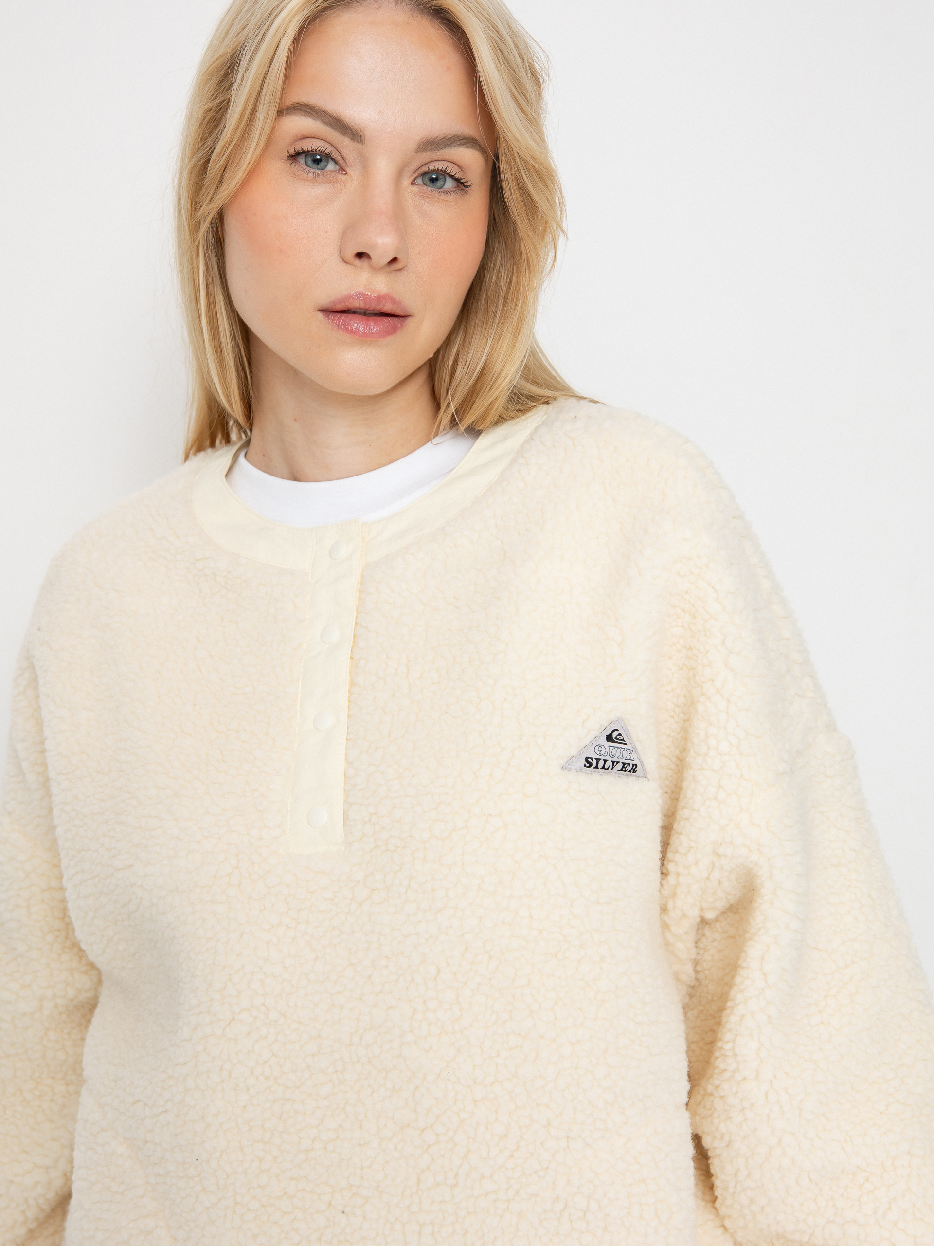 Damski Polar Quiksilver Barranco Crew (snow white)