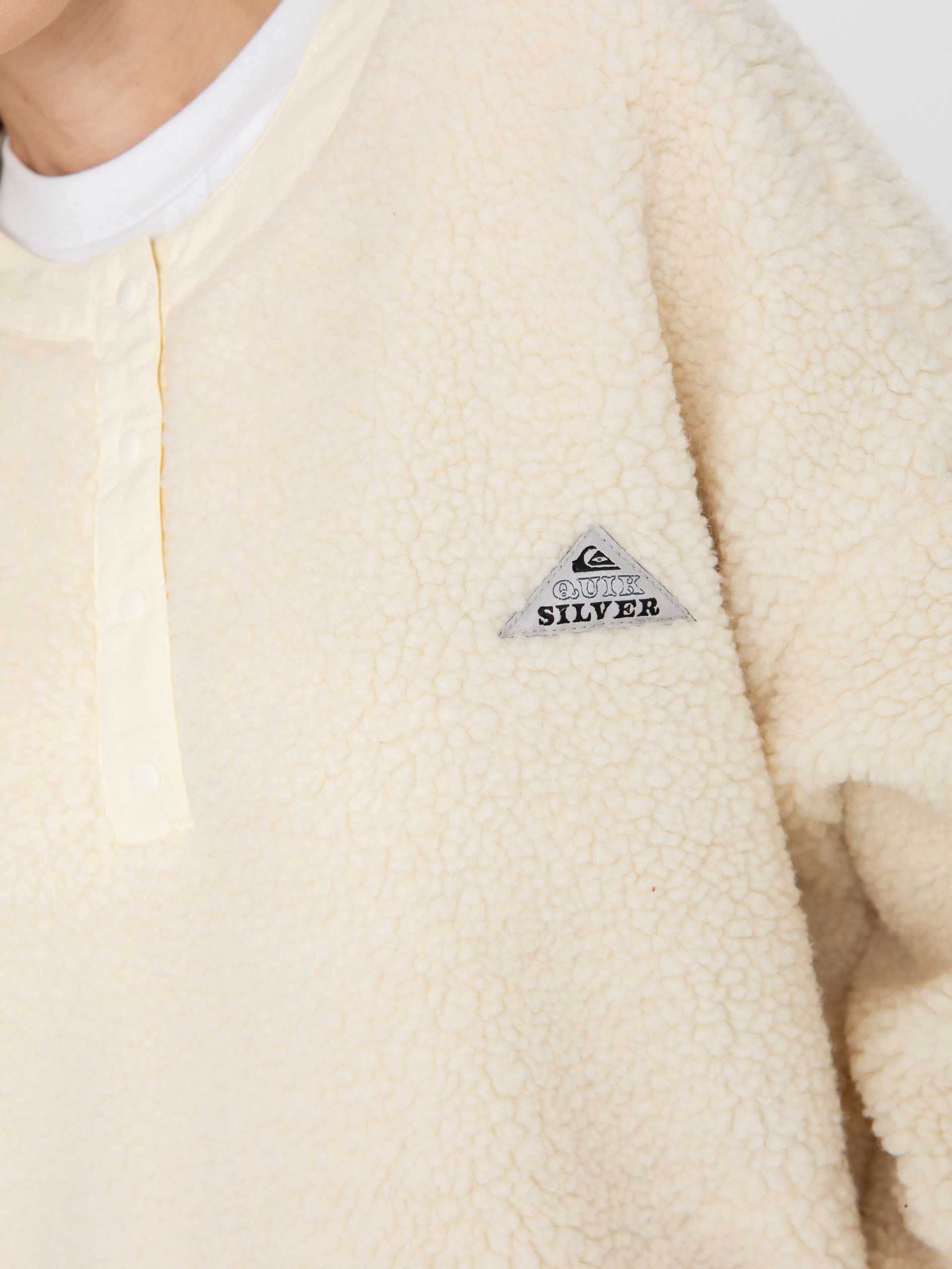 Damski Polar Quiksilver Barranco Crew (snow white)