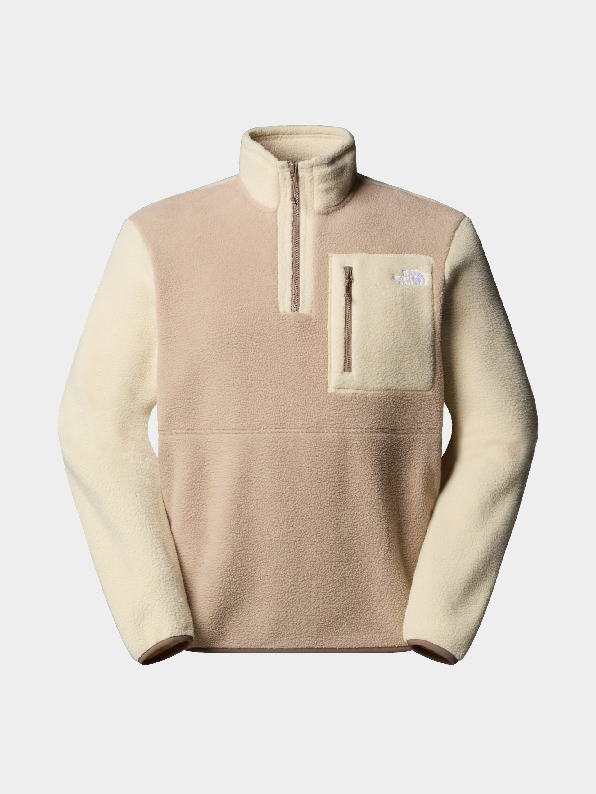 Męski Polar The North Face Yumiori 1/4 Zip (mushroom grey/gravel/mo)
