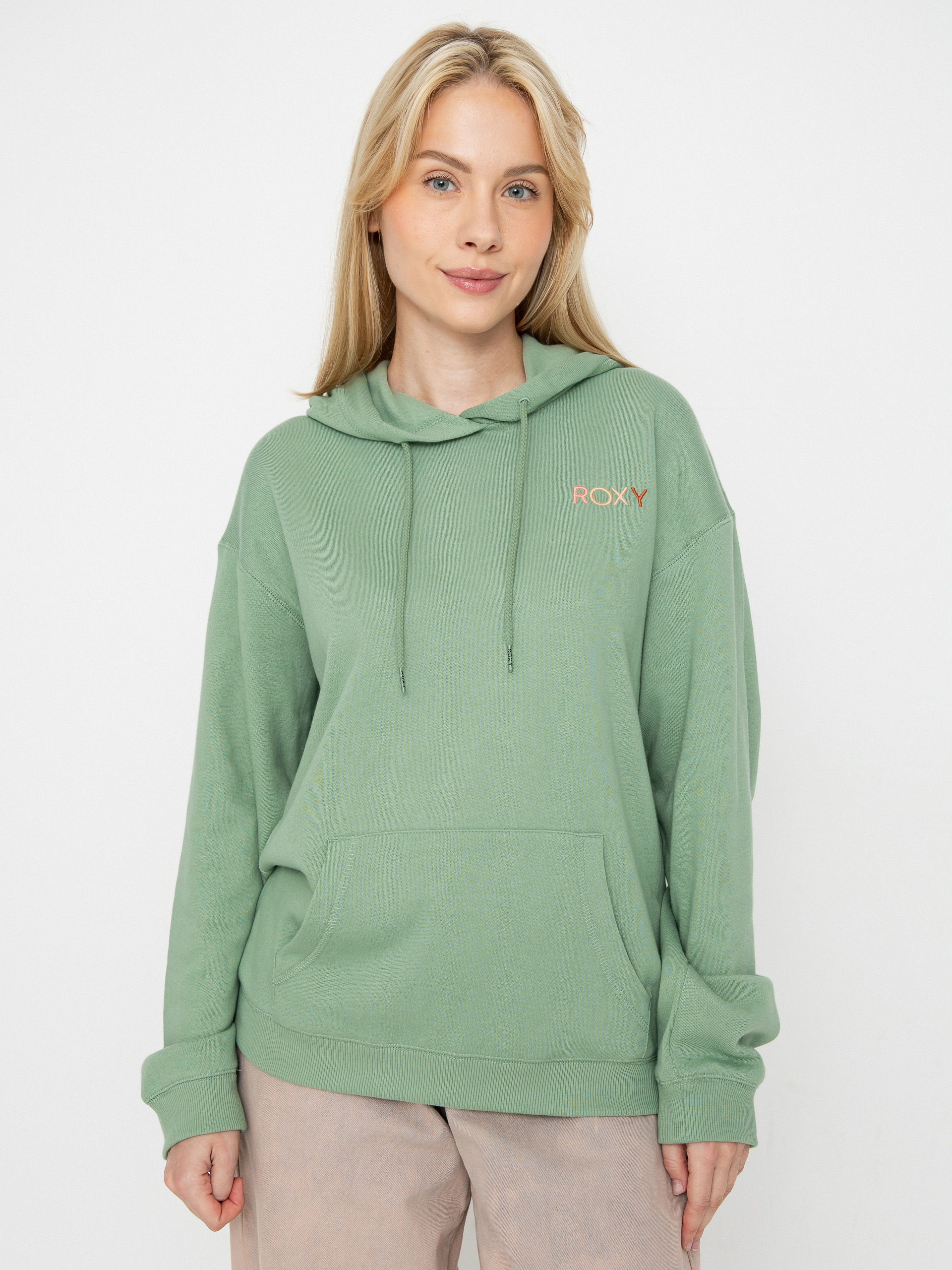 Bluza z kapturem Roxy Saturdaze HD Wmn (basil)