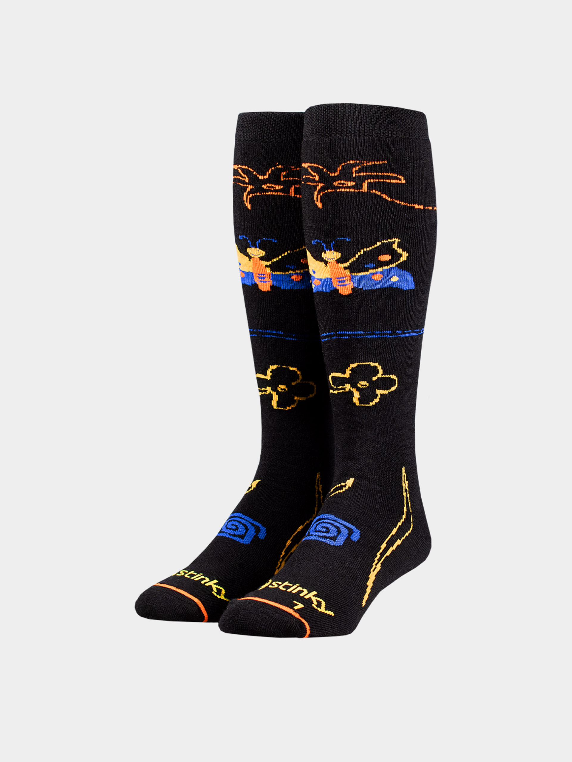 Skarpety Stinky Socks Dark Existance (black)