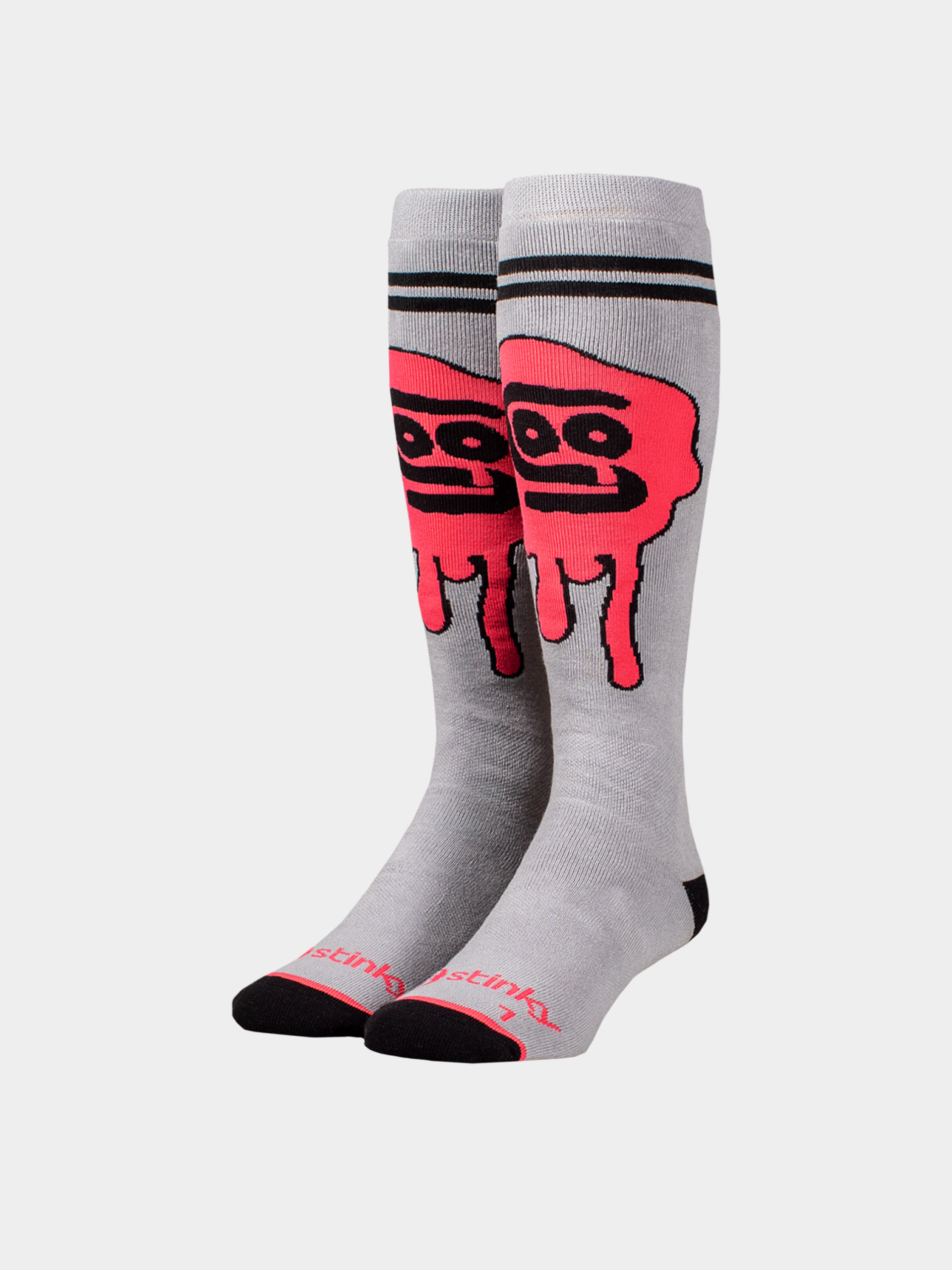 Skarpety Stinky Socks Drip Skull (soft gray)