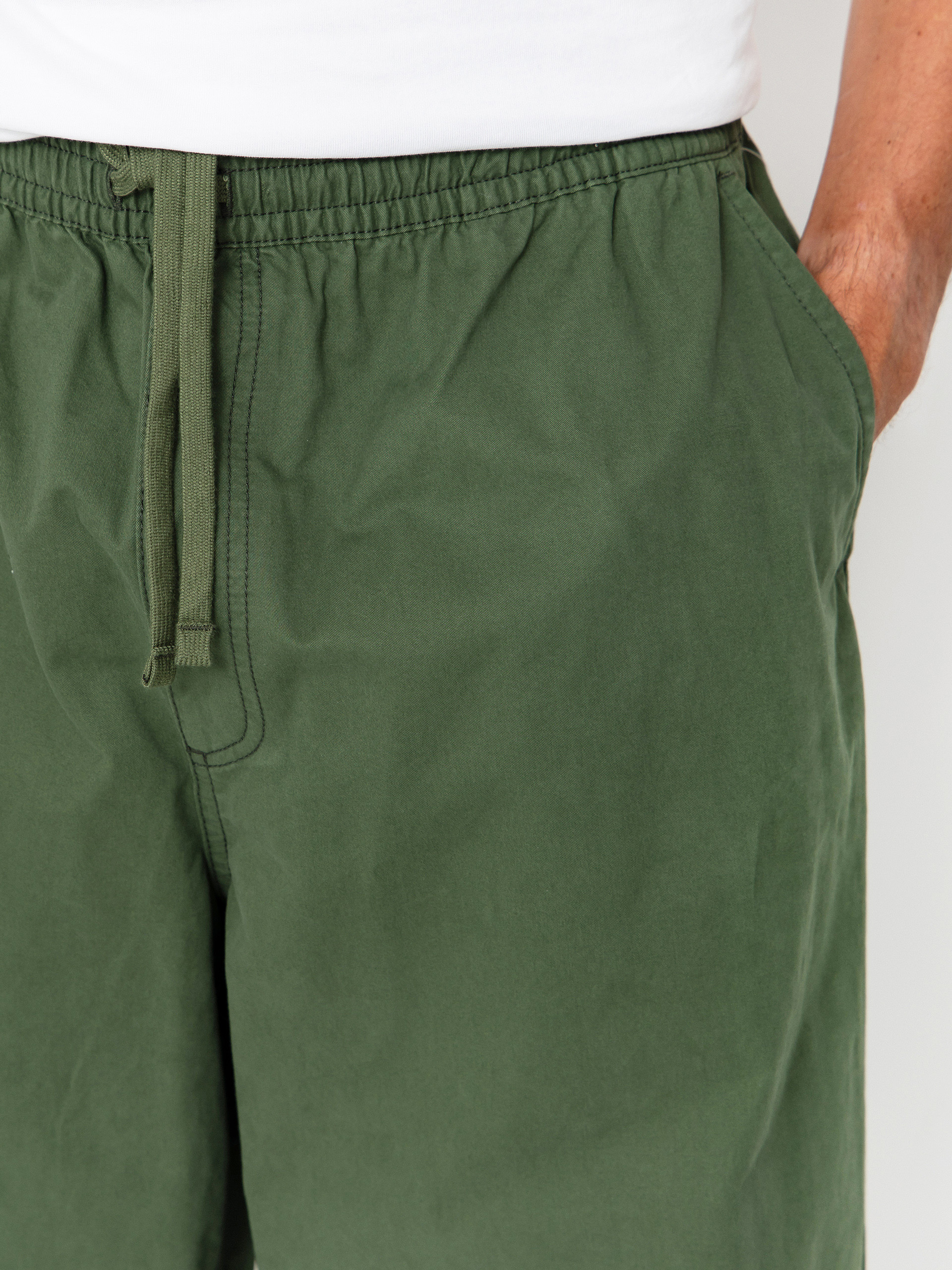 Spodnie Vans Range Baggy Tapered Elastic Waist (pine forest)