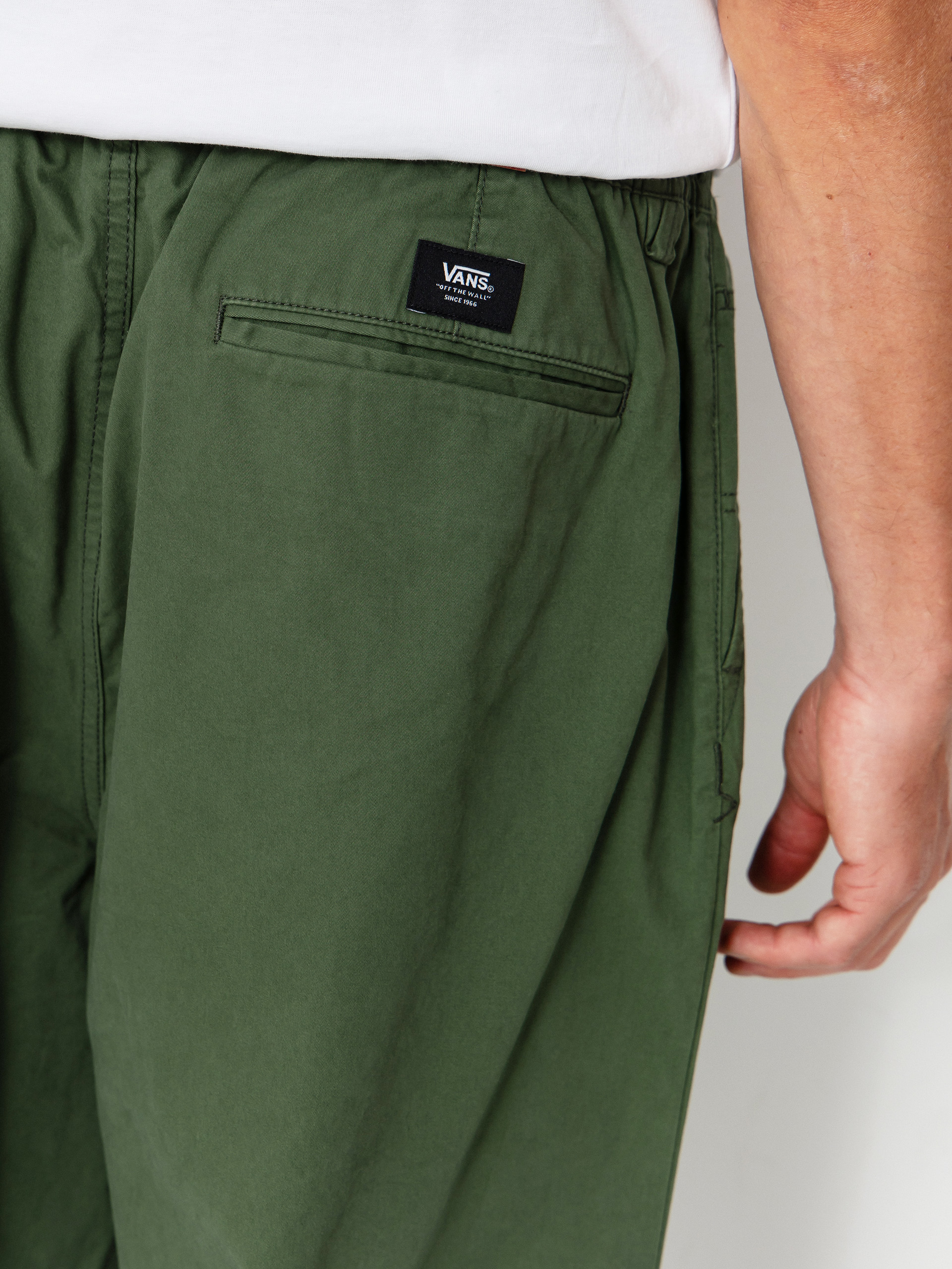 Spodnie Vans Range Baggy Tapered Elastic Waist (pine forest)