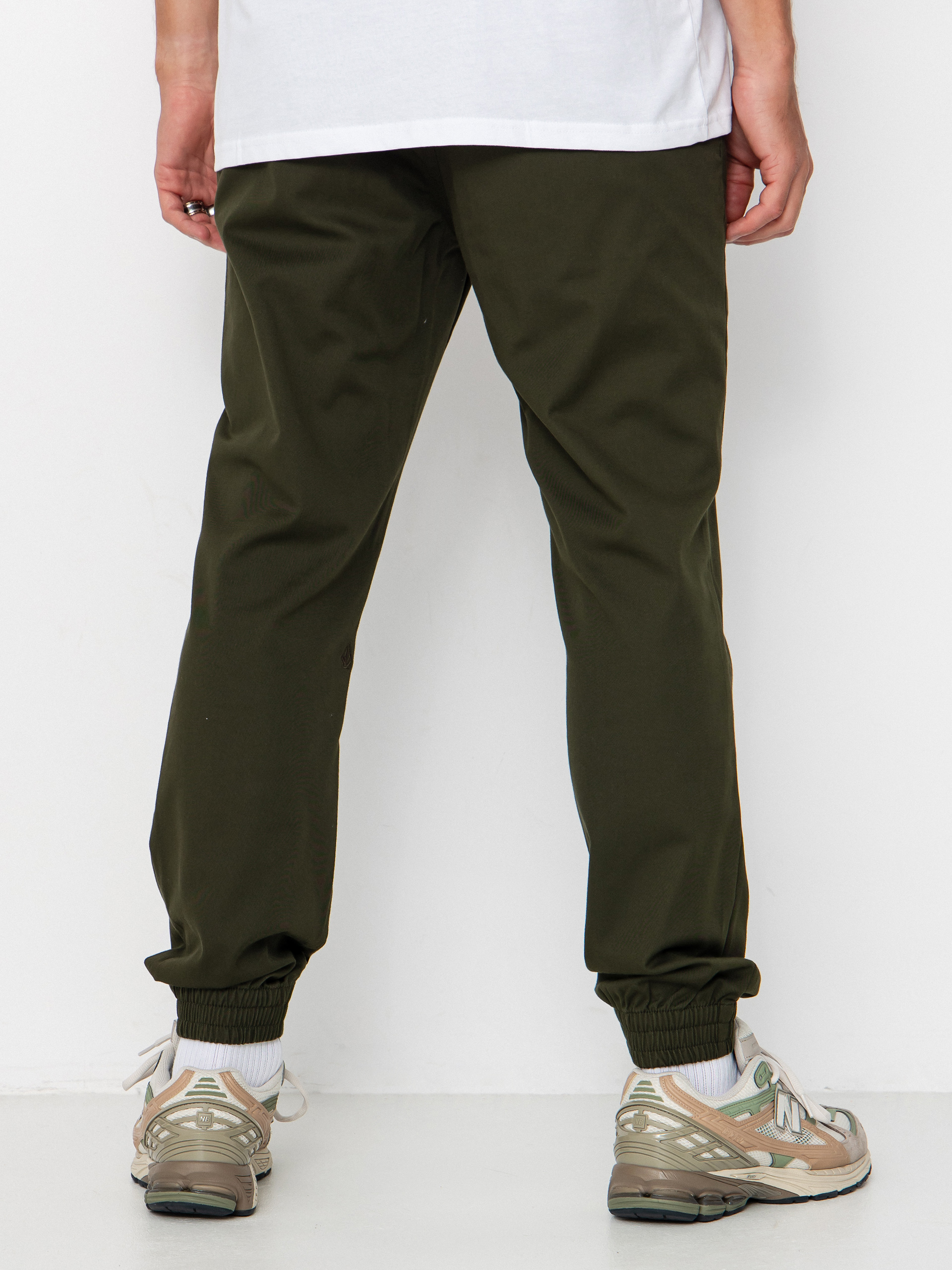 Spodnie Volcom Frickin Slim Jogger (dark green)