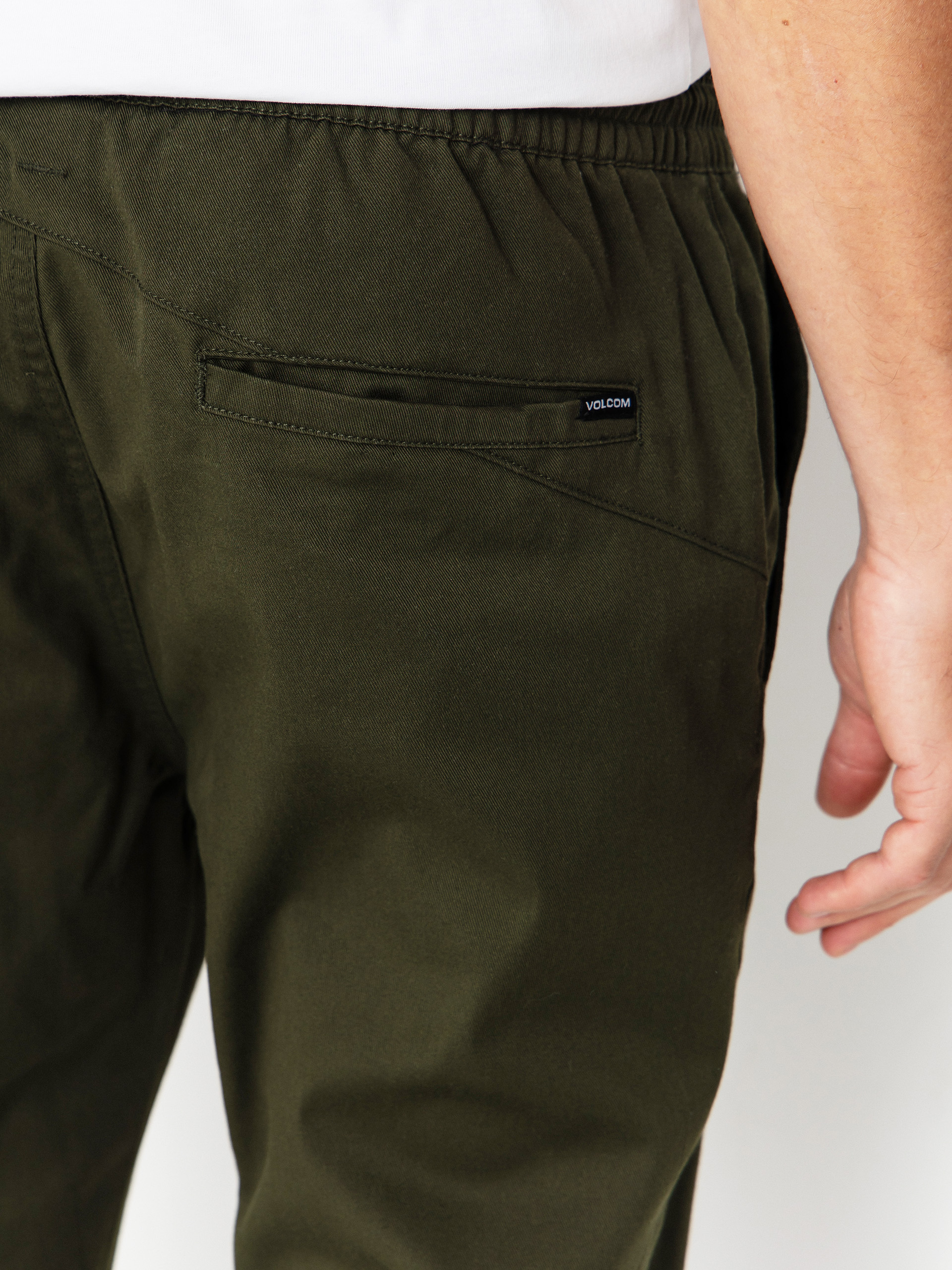 Spodnie Volcom Frickin Slim Jogger (dark green)