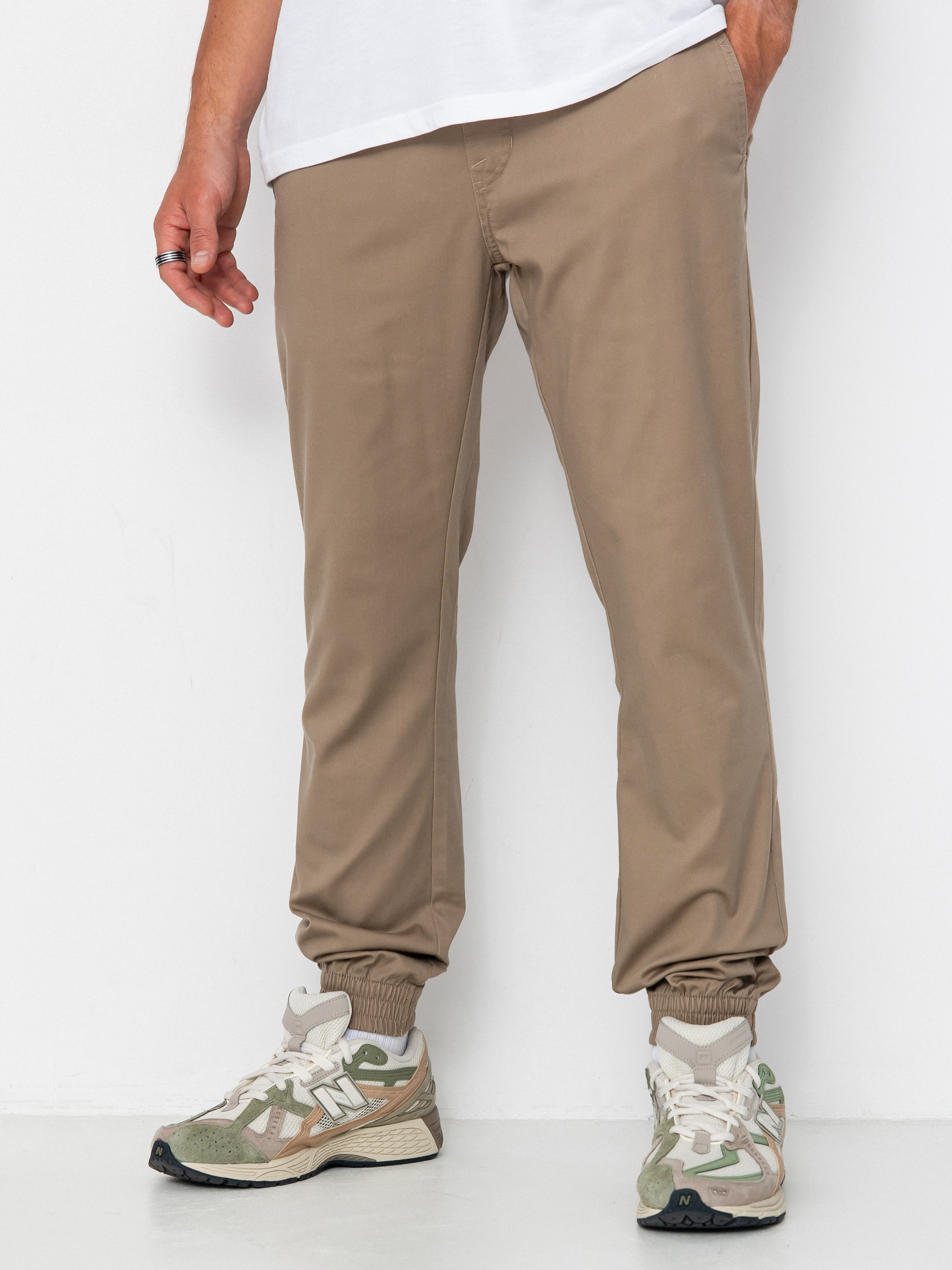 Spodnie Volcom Frickin Slim Jogger (khaki)