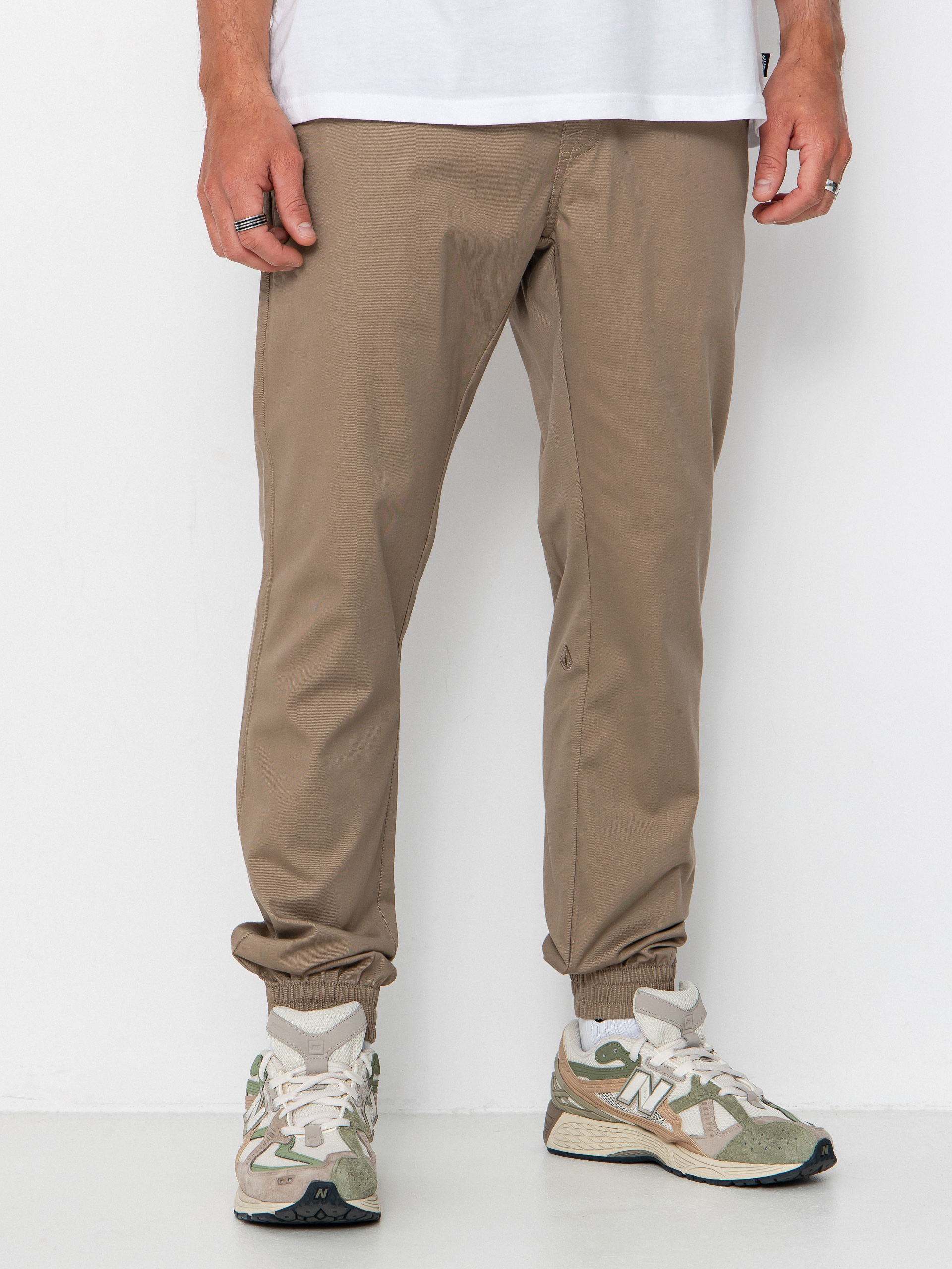 Spodnie Volcom Frickin Slim Jogger (khaki)
