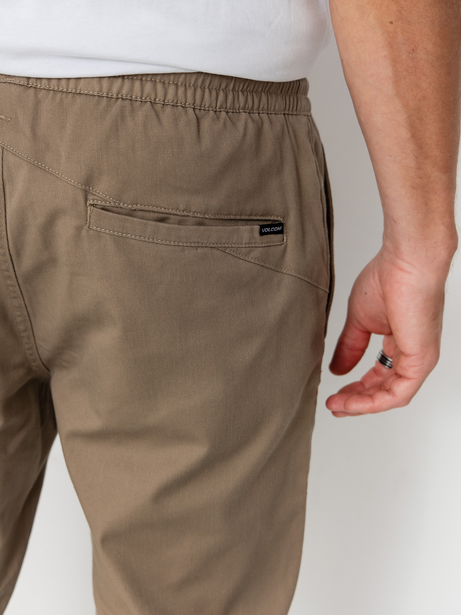 Spodnie Volcom Frickin Slim Jogger (khaki)