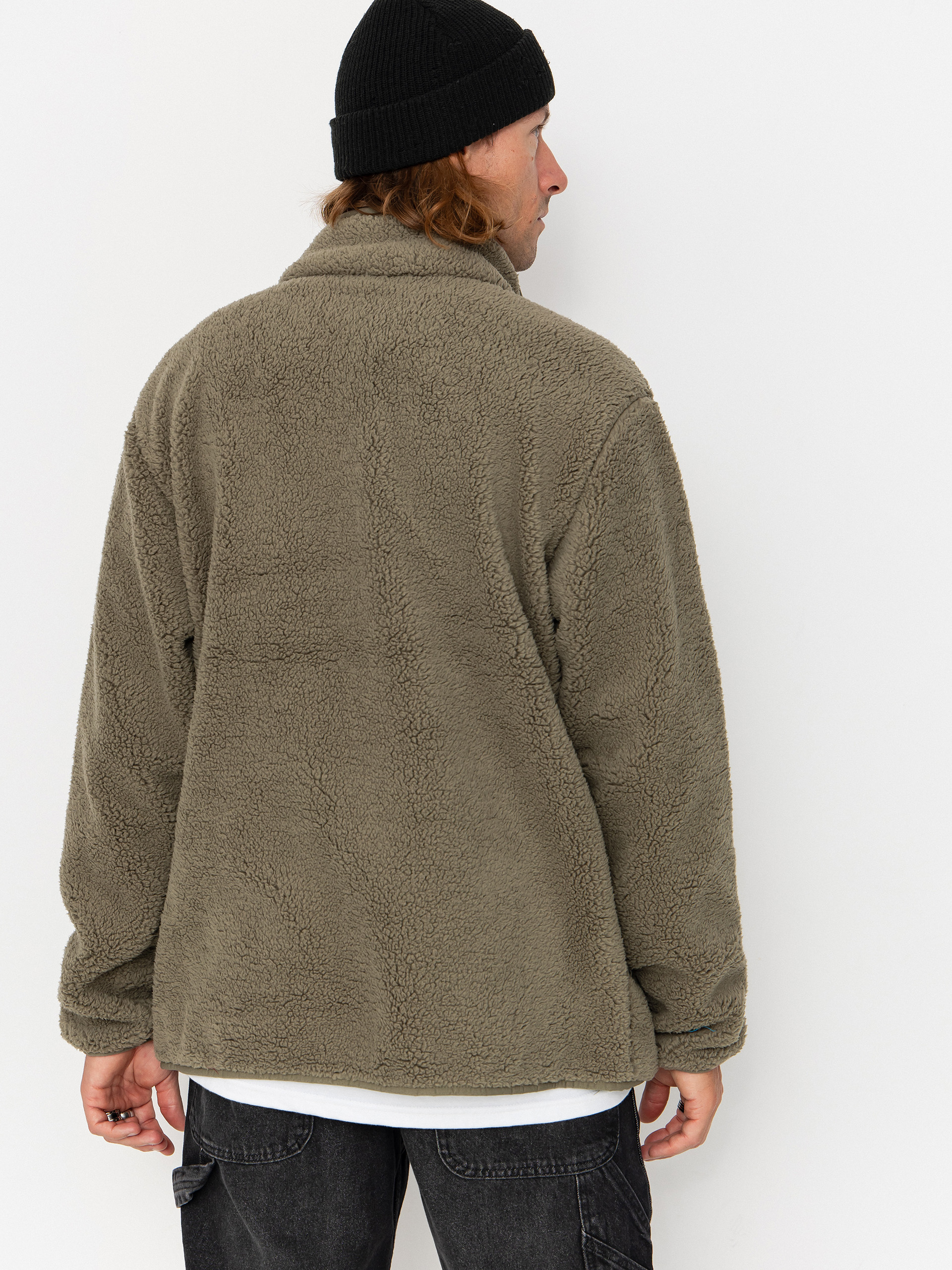 Męski Polar Columbia Rugged Ridge High Pile Full Zip (stone green)