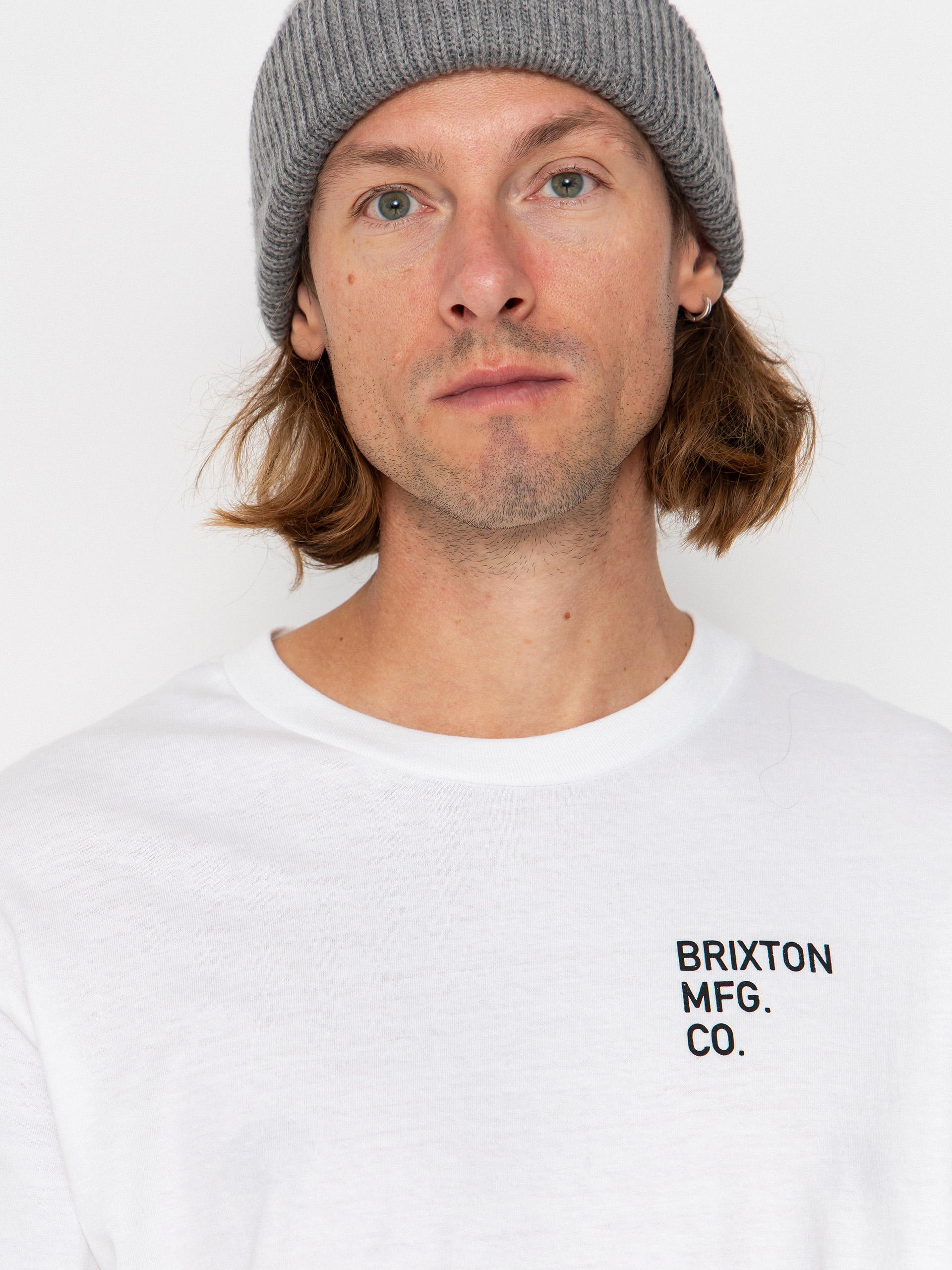 Longsleeve Brixton Union Std (white)