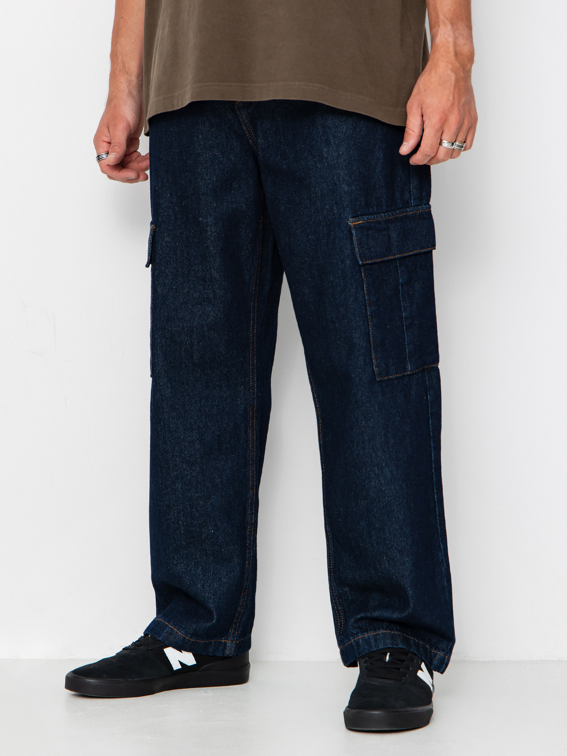 Spodnie DC Worker Baggy Denim Cargo (dark denim)