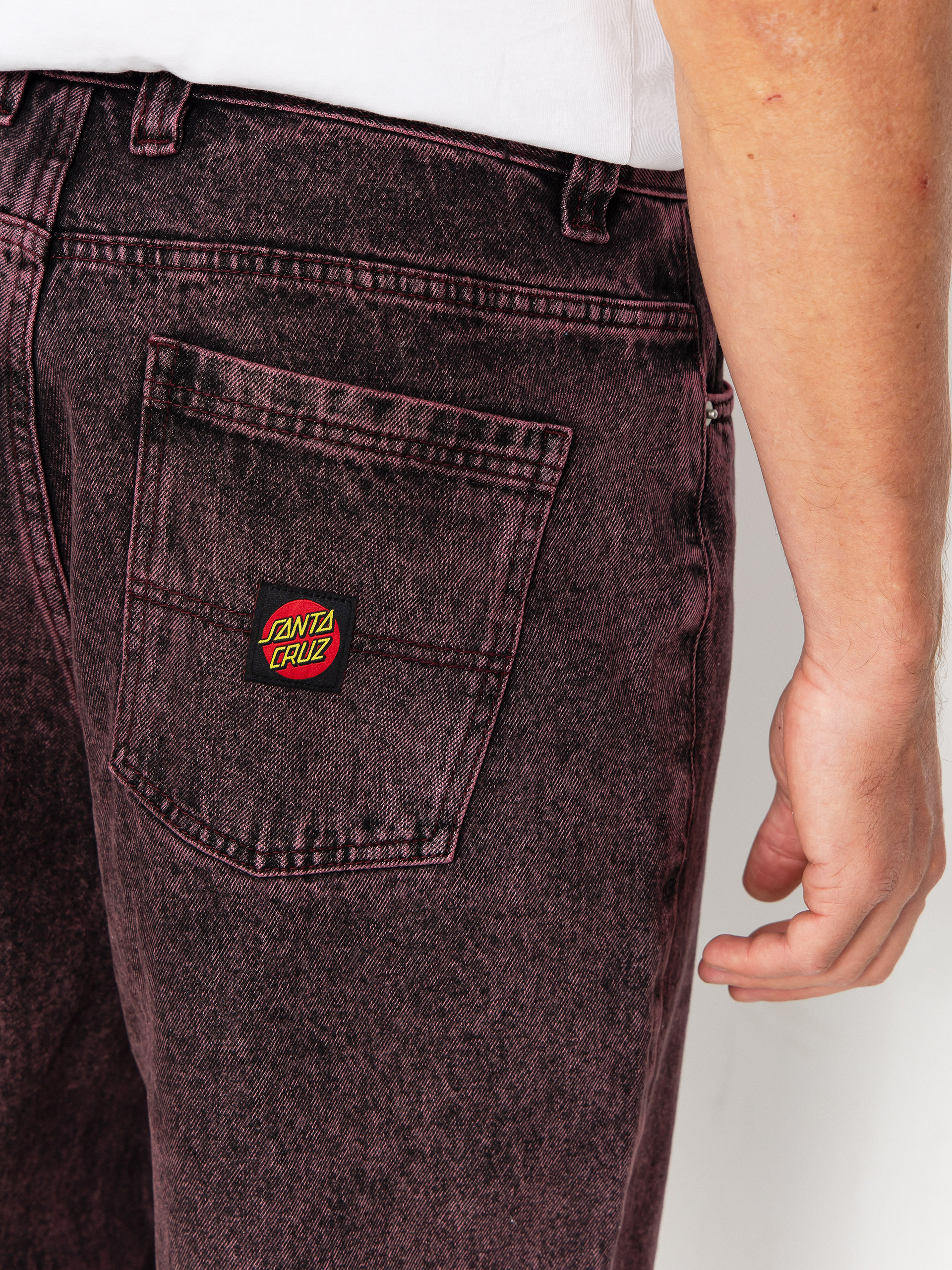 Spodnie Santa Cruz Big (dark cherry)