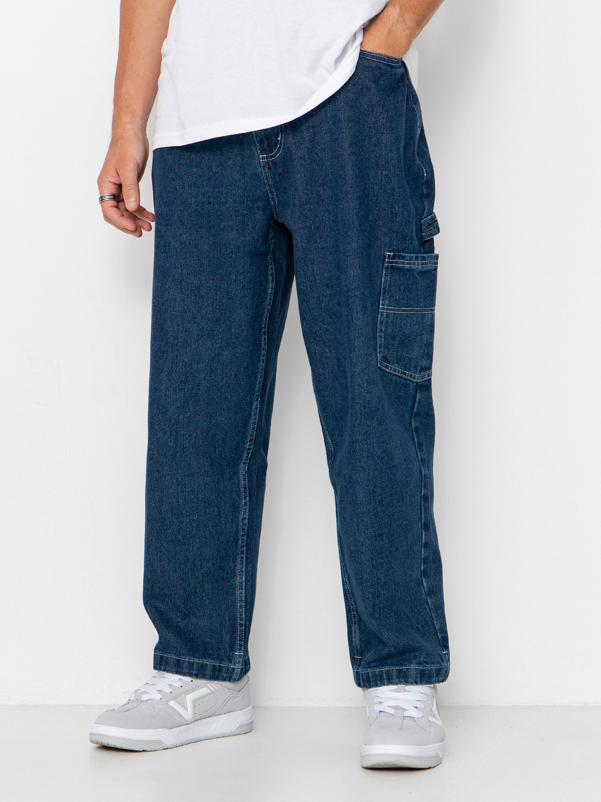 Spodnie Santa Cruz Carpenter (dark denim/white)