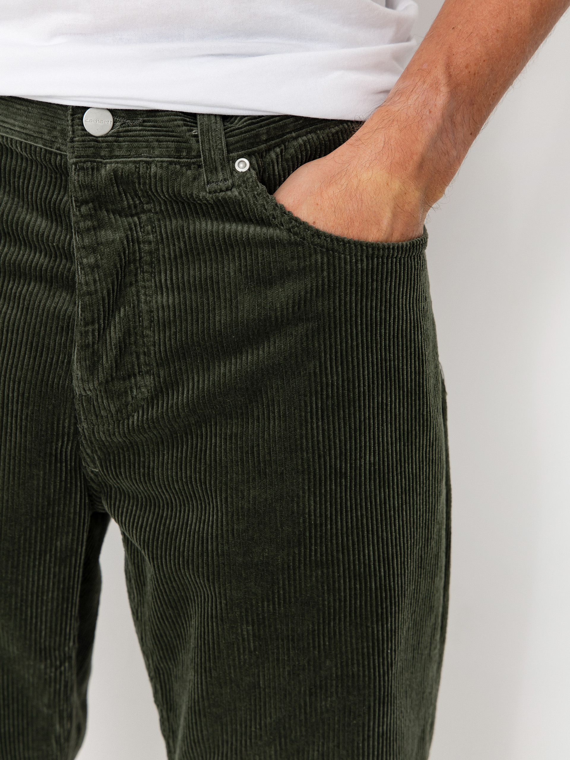 Spodnie Carhartt WIP Newel (opuntia/rinsed)