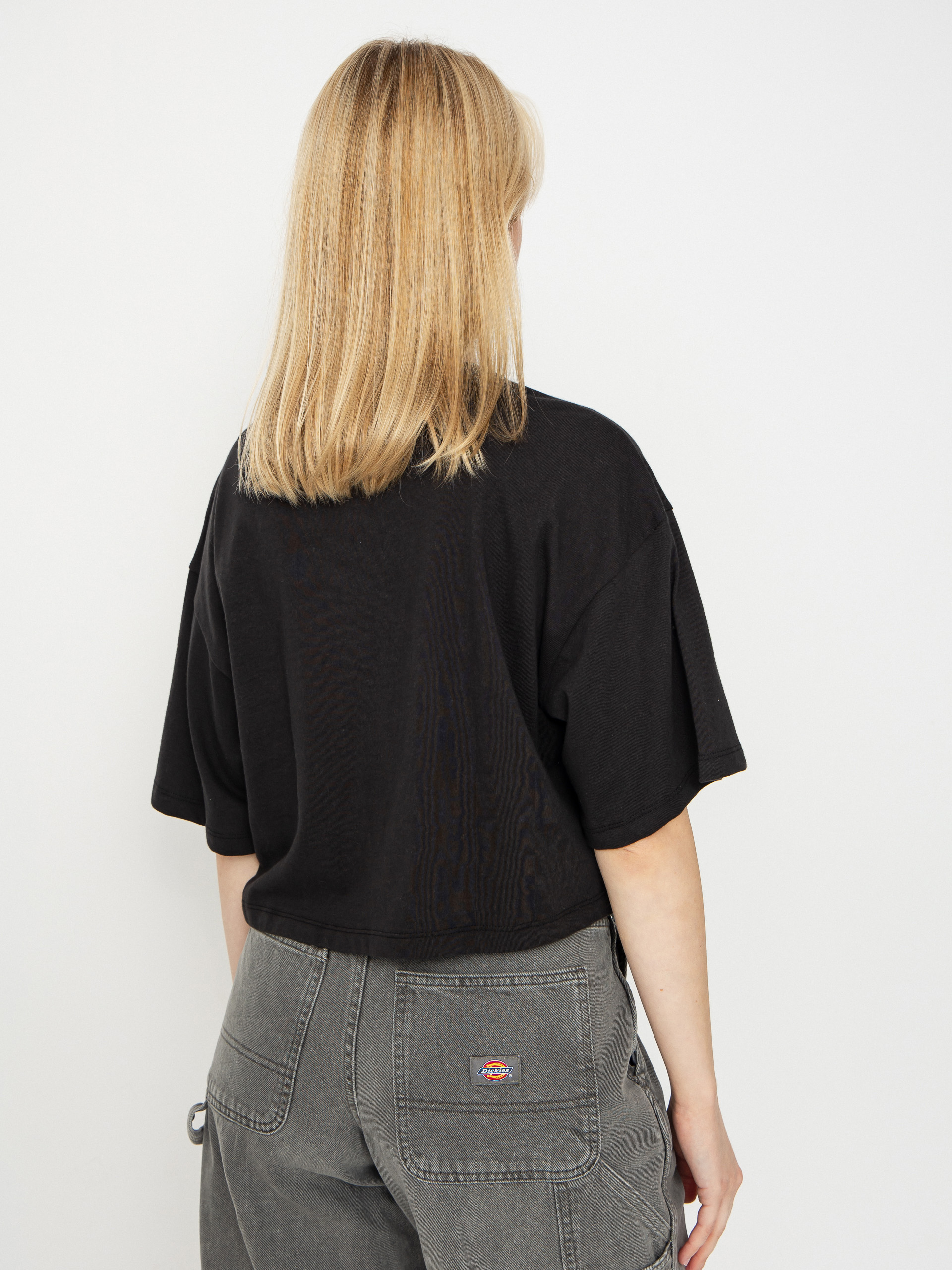 T-shirt Vans Afterburn Relaxed Crop Wmn (black)