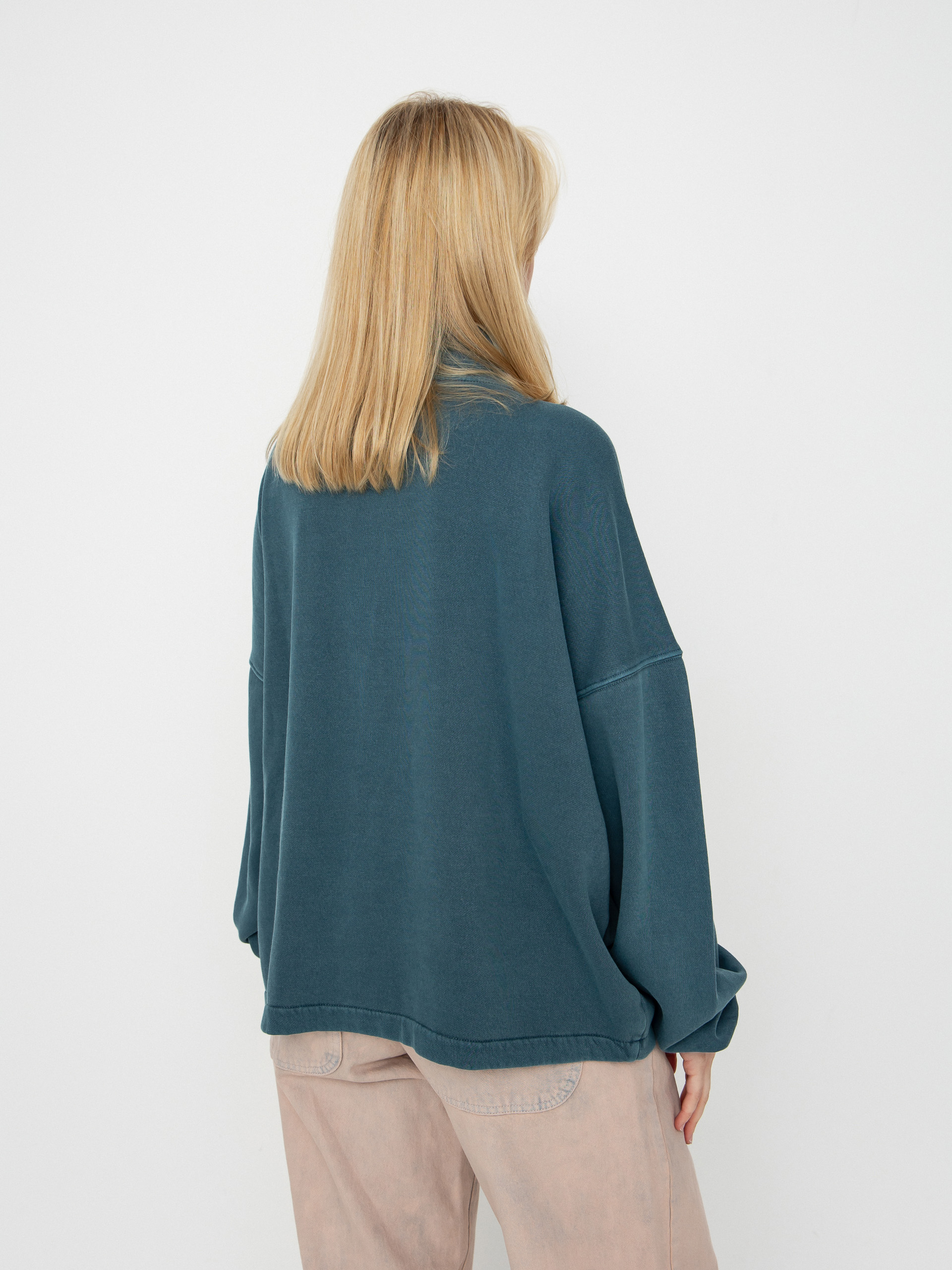 Bluza Volcom Stone Soft Quarter Zip Wmn (emerald green)