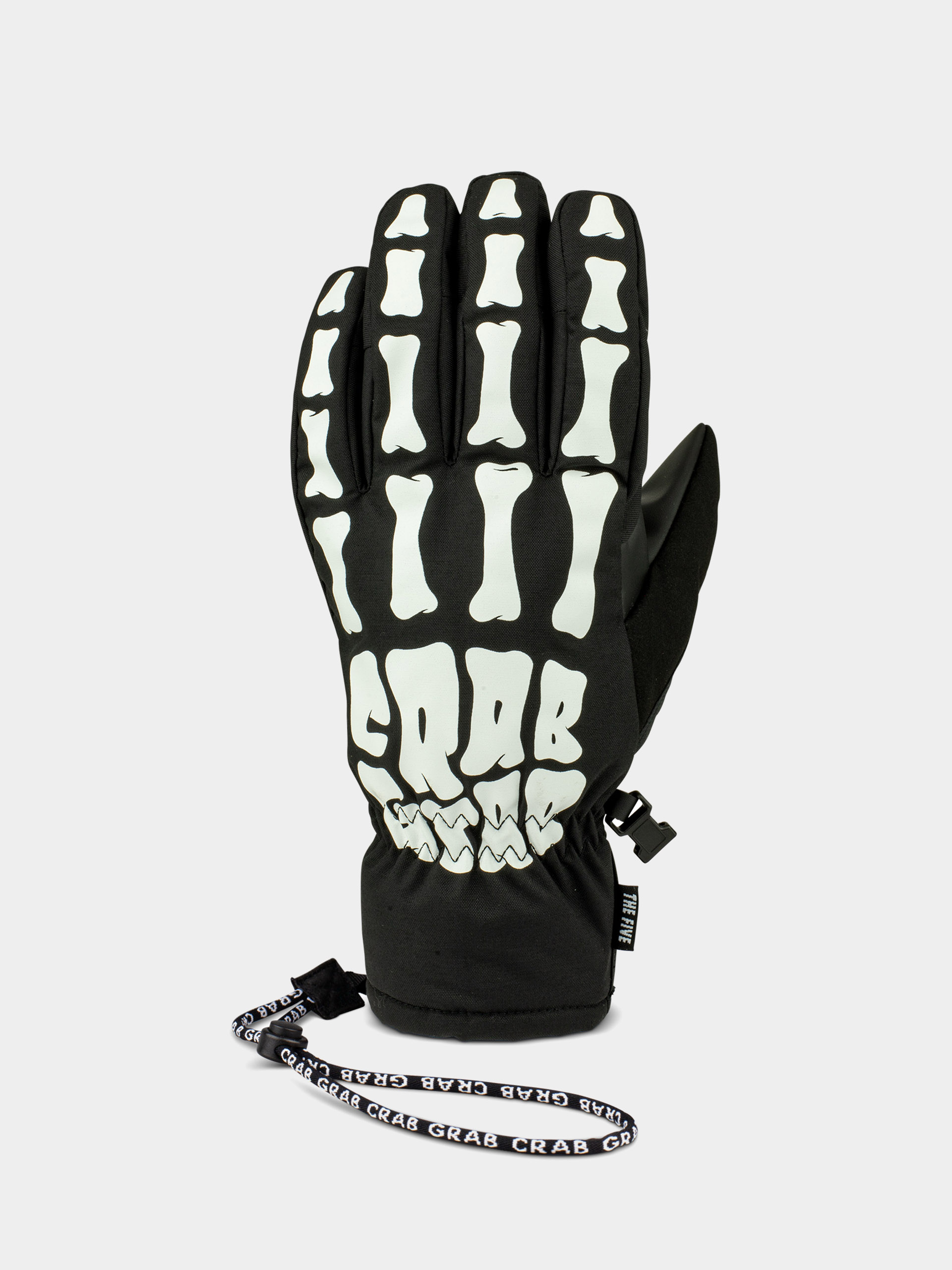 Ru0119kawice Crab Grab Five Glove (bones)