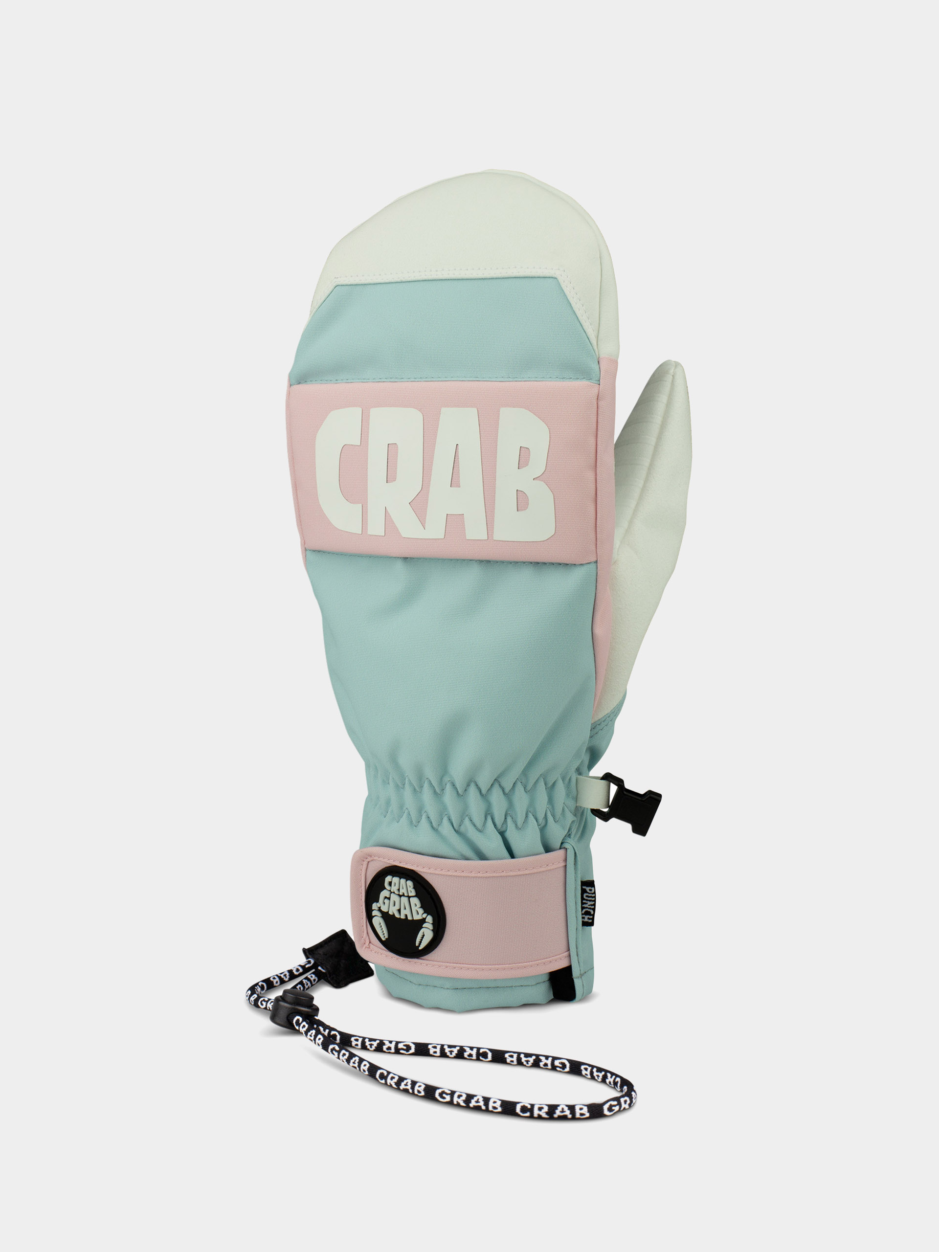 Ru0119kawice Crab Grab Punch Mitt (baby blue and pink)