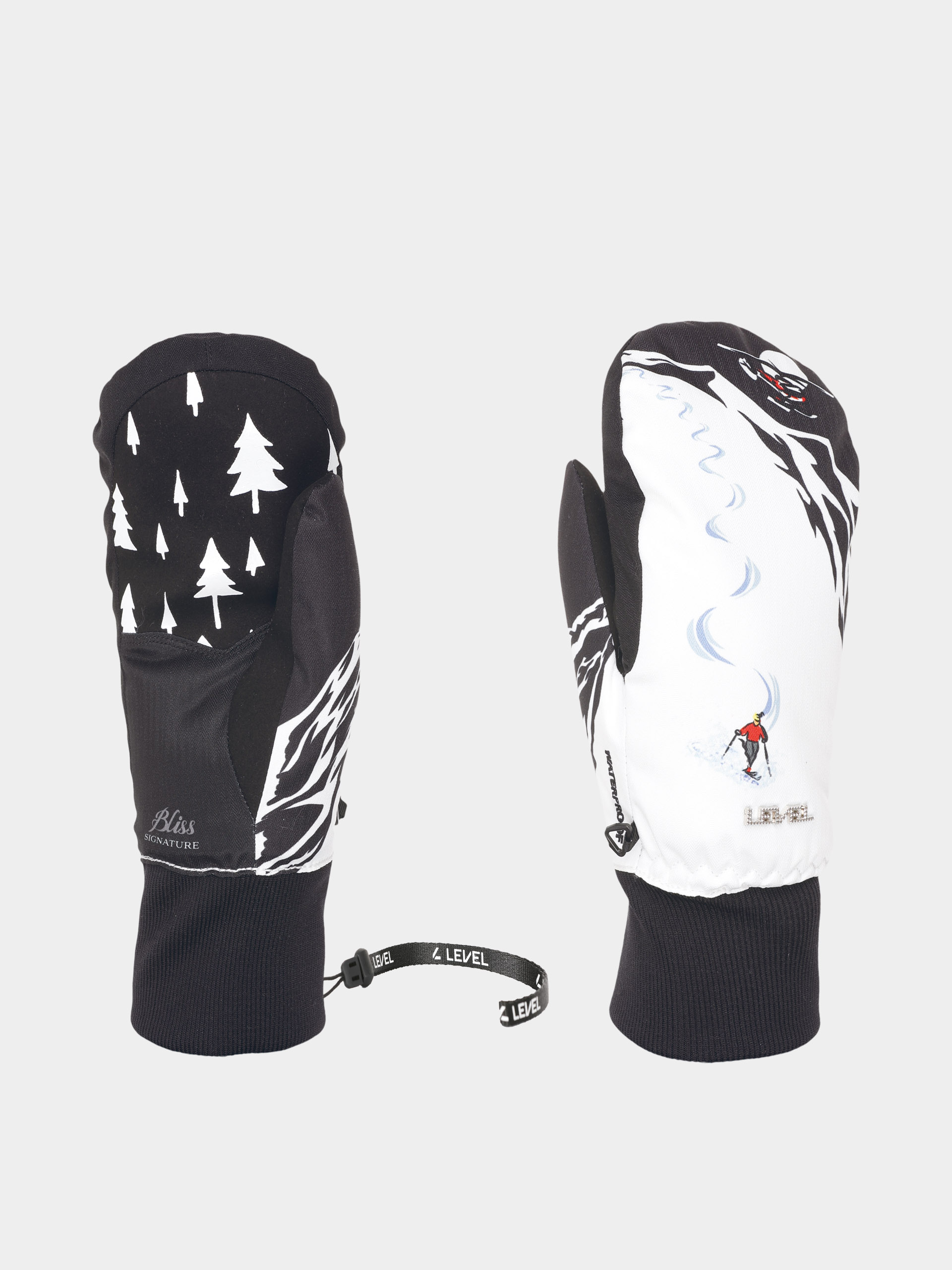 Ru0119kawice Level Coral Mitt Wmn (jacquard)