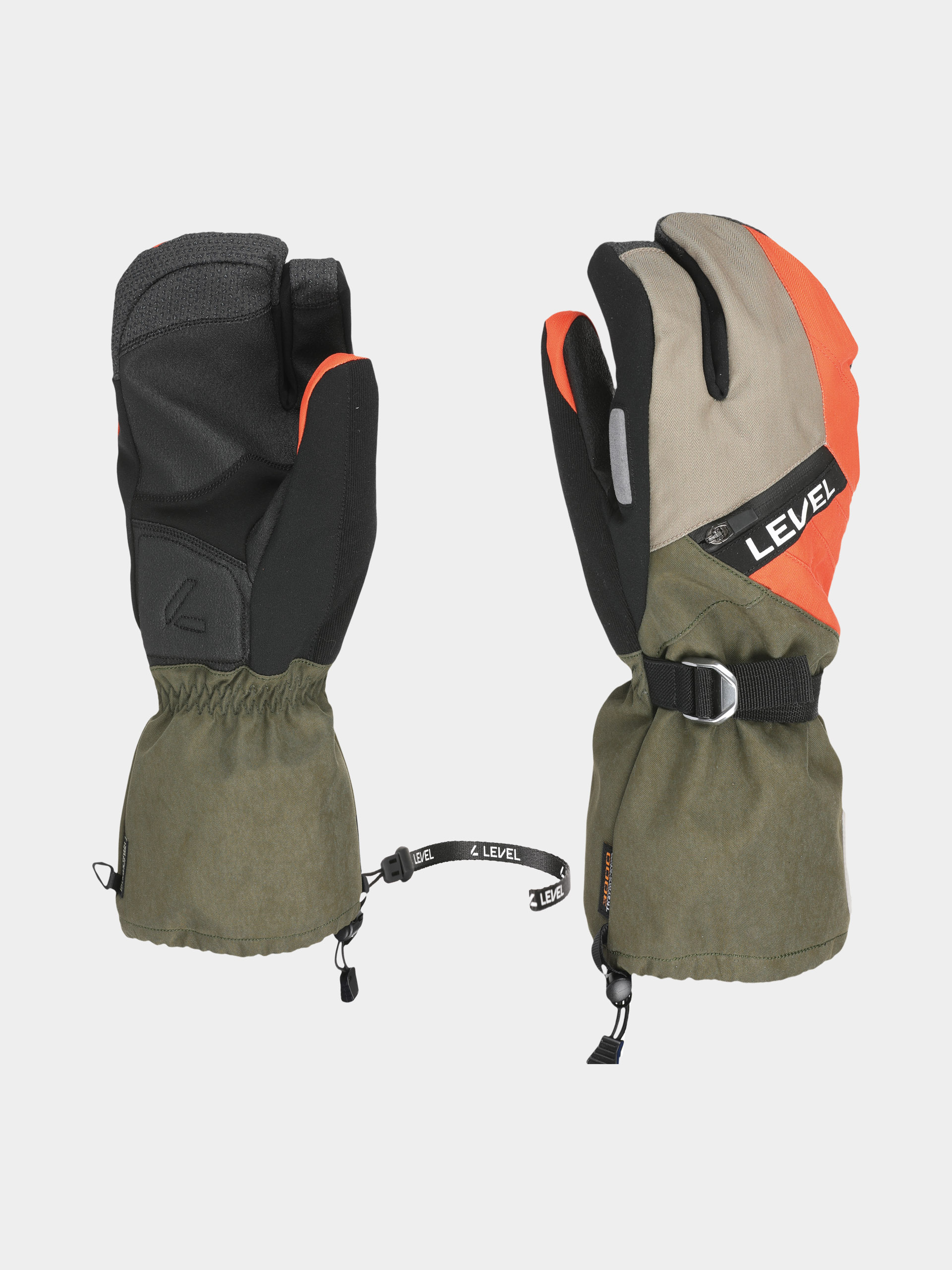 Ru0119kawice Level Star Trigger (olive green)