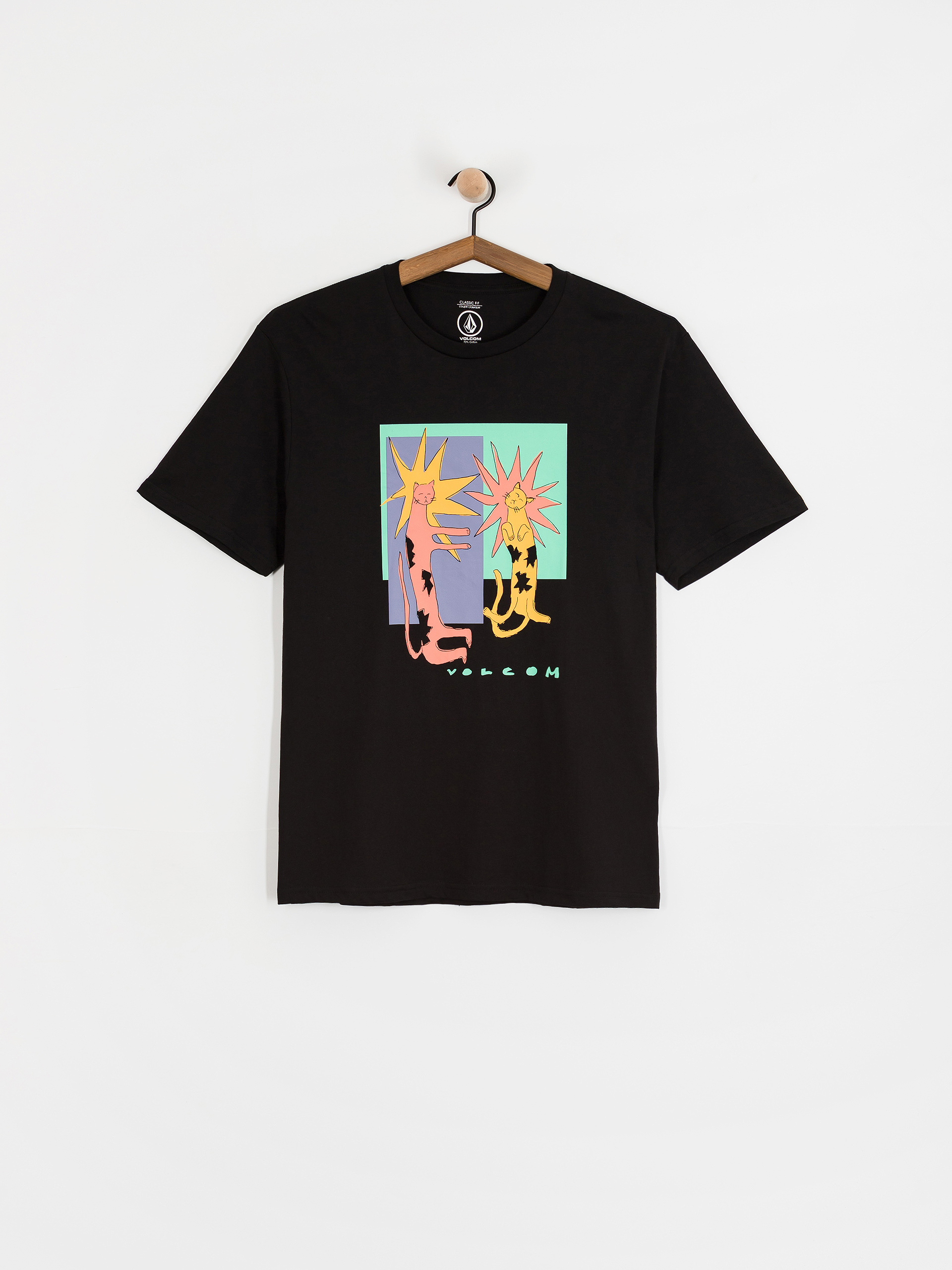 T-shirt Volcom Longo Cats Bsc (black)