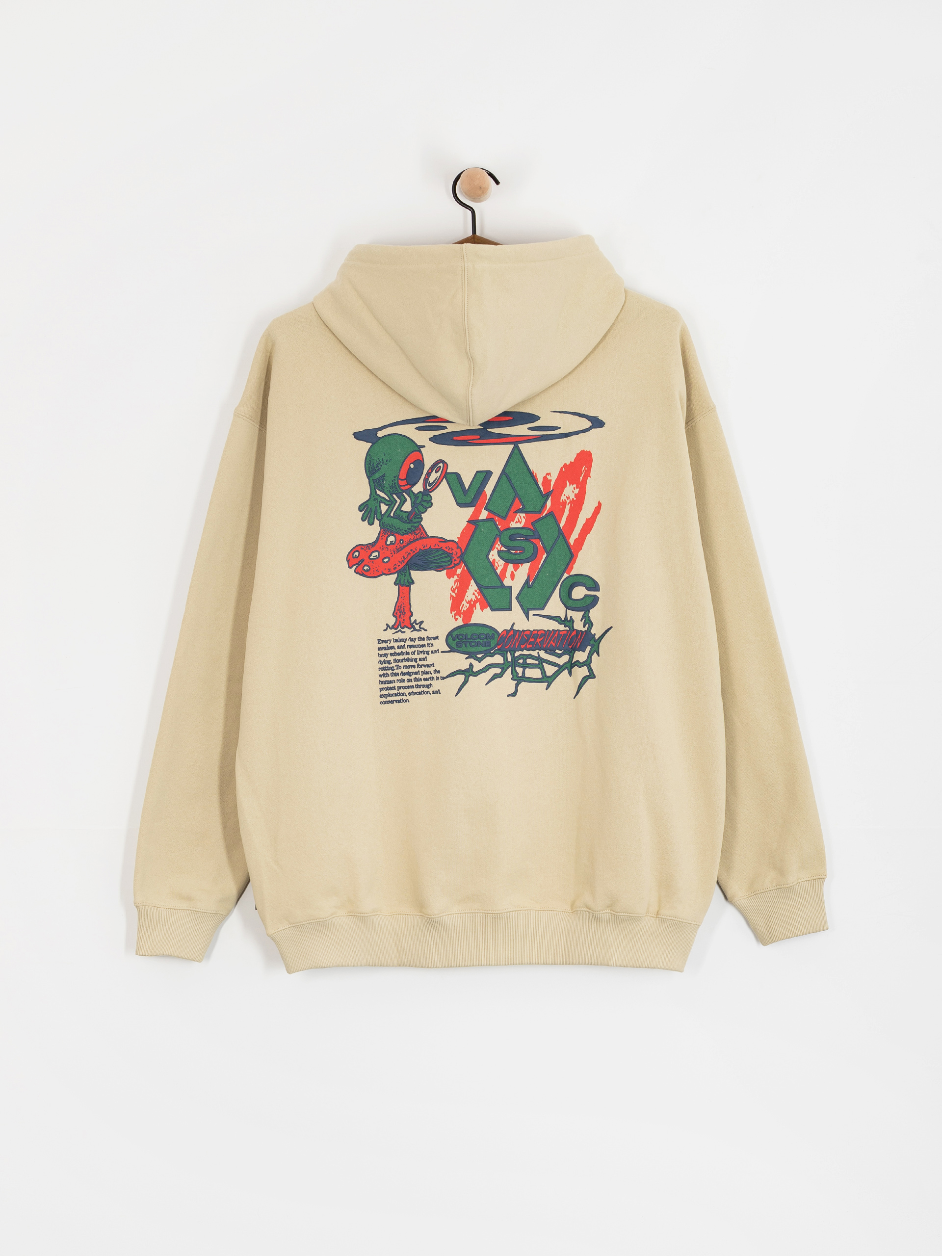 Bluza z kapturem Volcom Vsc Tripper HD (light beige)