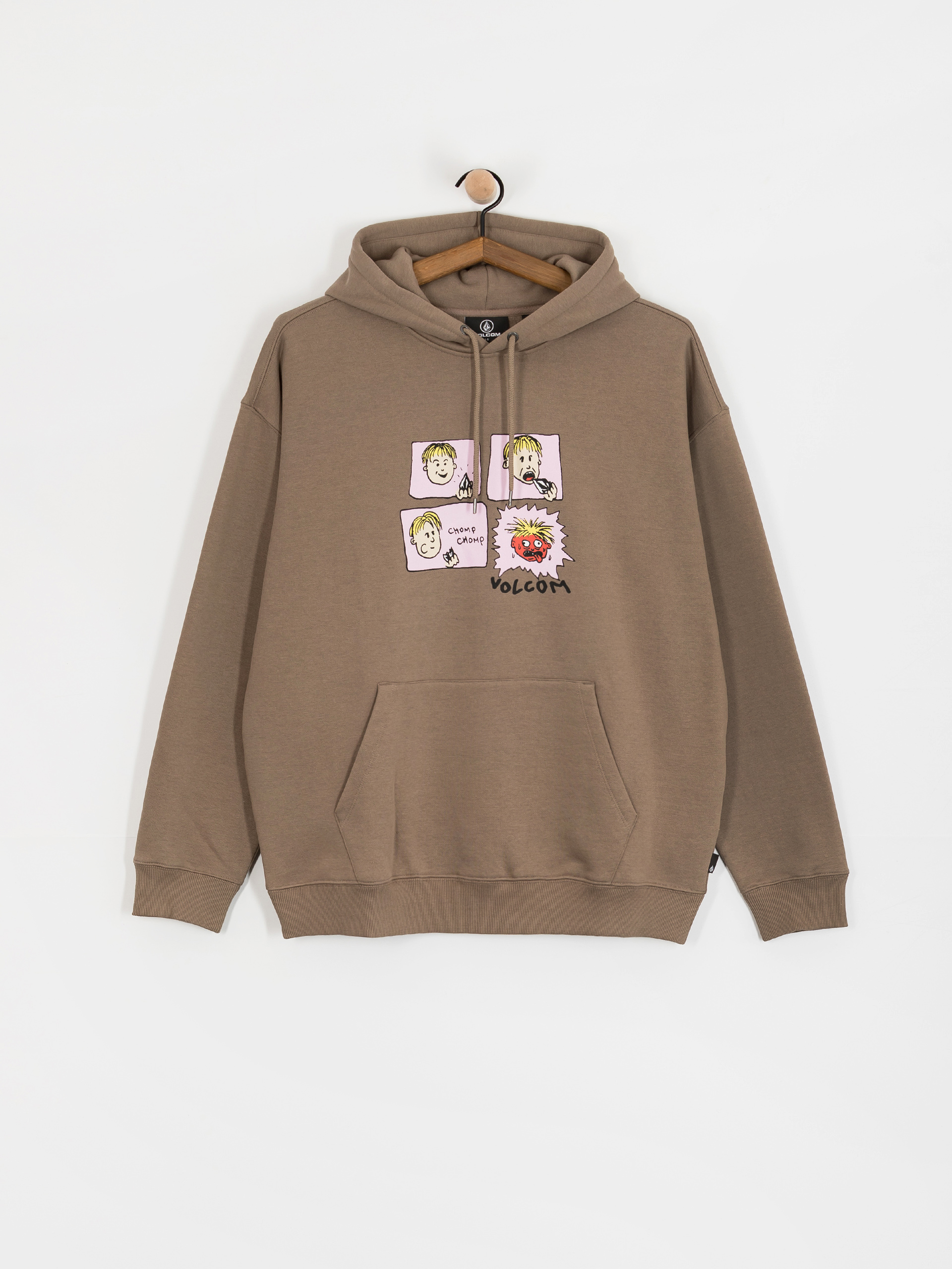Bluza z kapturem Volcom Chomp Chomp HD (brindle)
