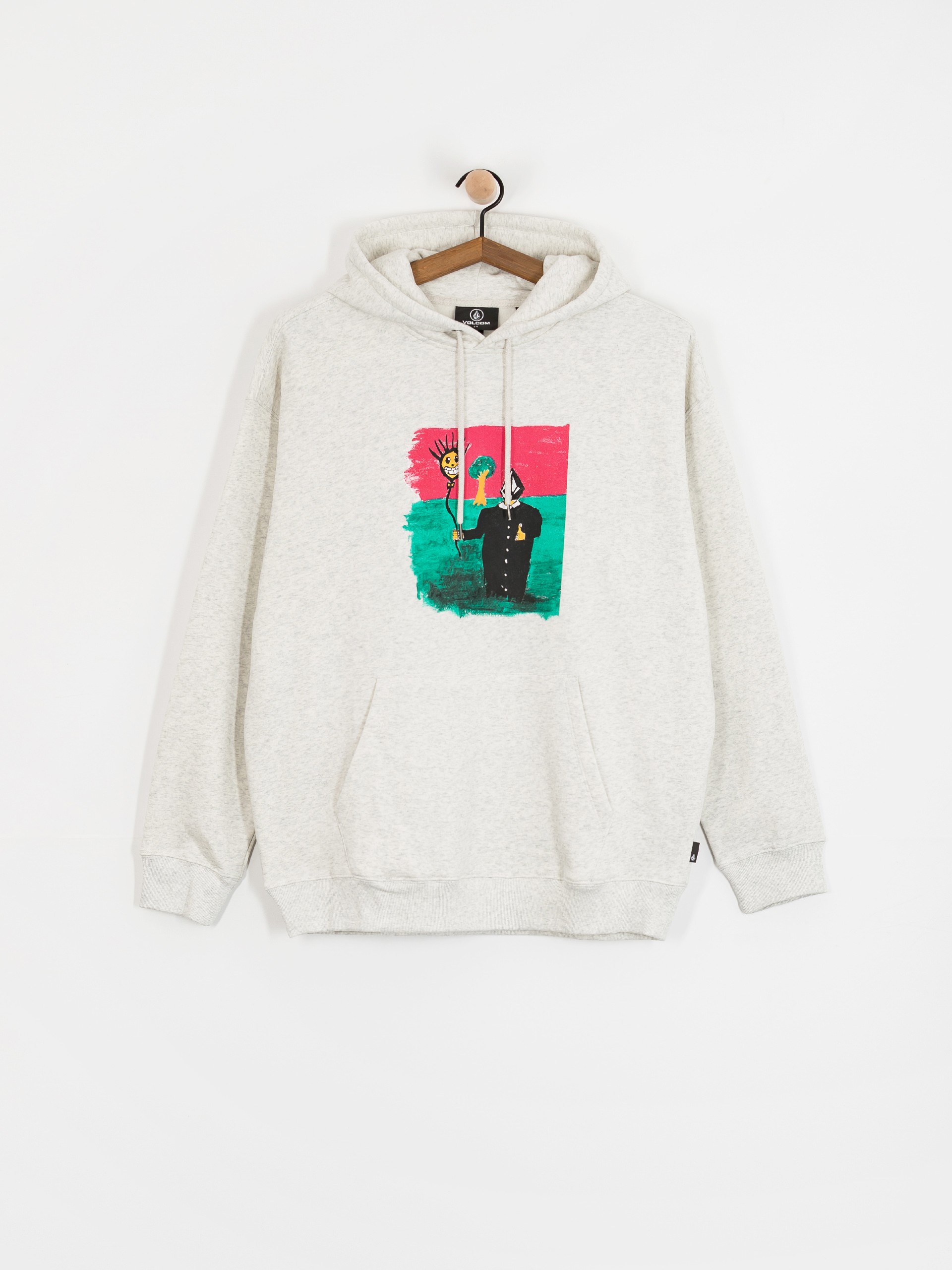 Bluza z kapturem Volcom Issam HD (bone heather)